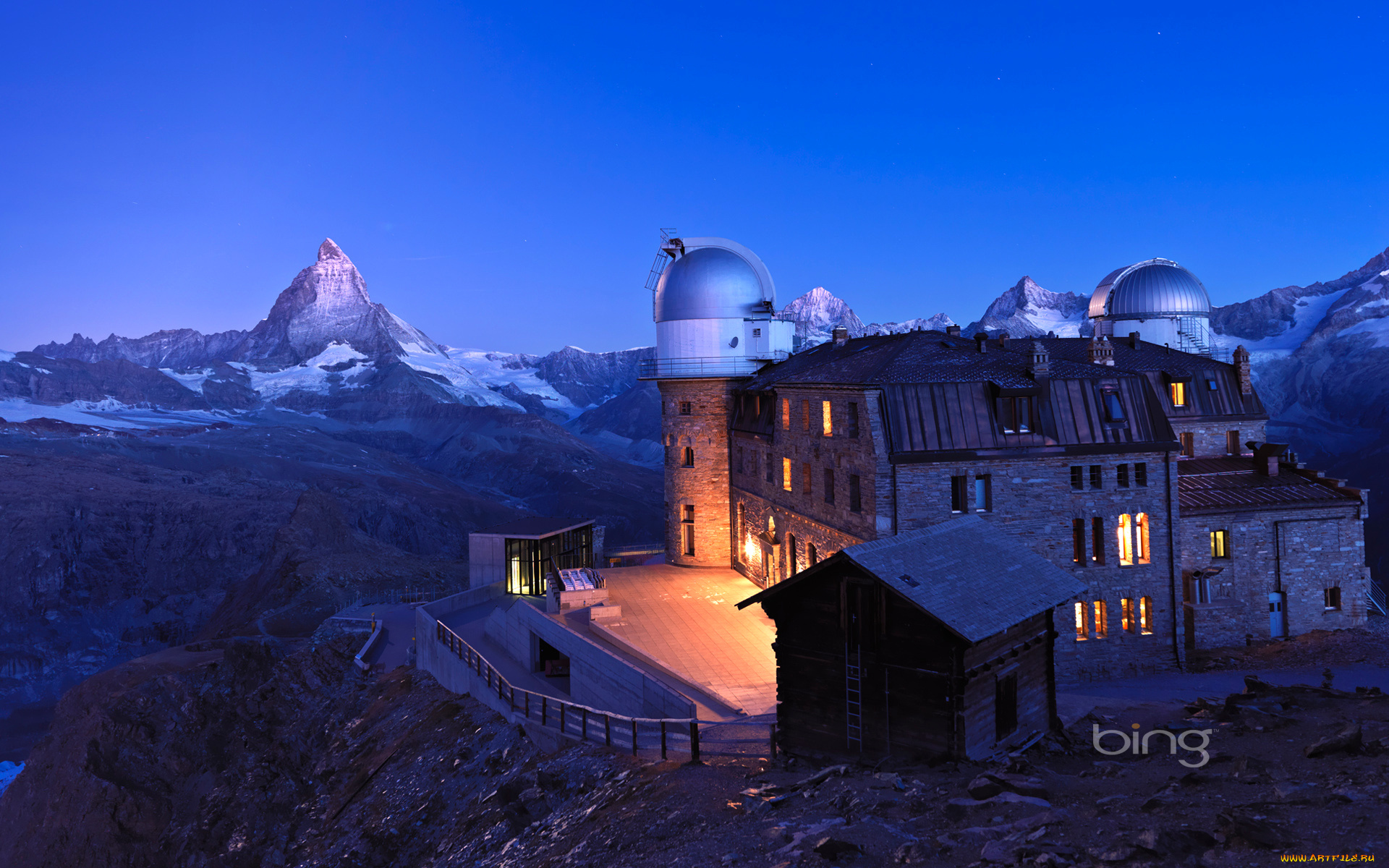 города, -, здания, , дома, kulm, hotel, zermatt, switzerland, швейцария, небо, горы, метеостанция, обсерватория