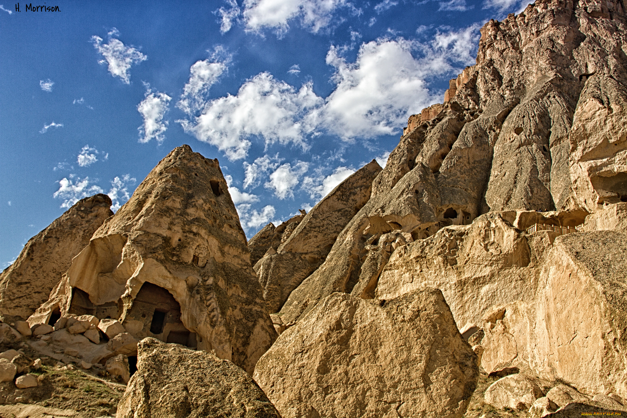 города, -, исторические, , архитектурные, памятники, древний, город, внутренние, строения, скала