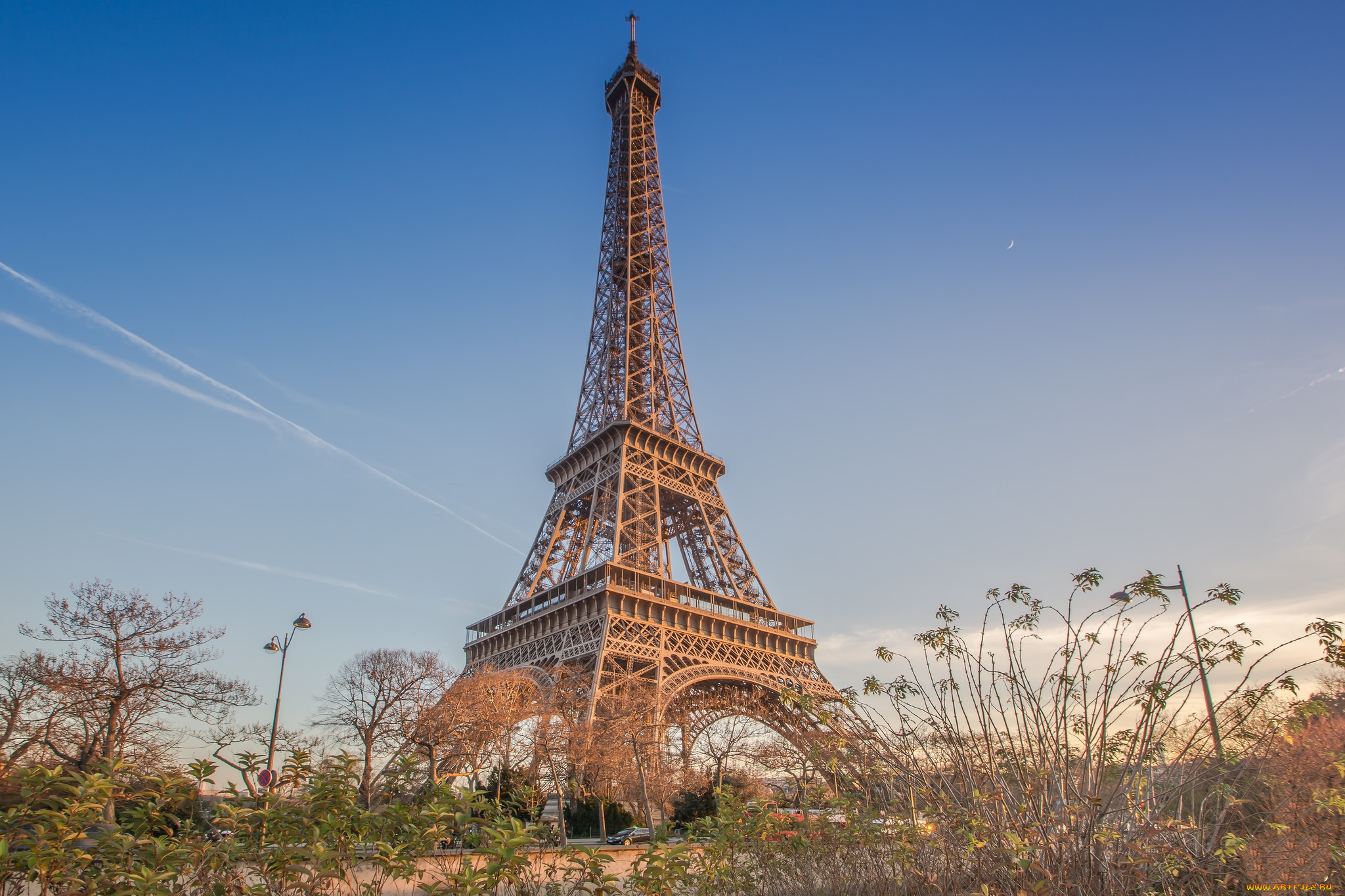 города, париж, , франция, башня