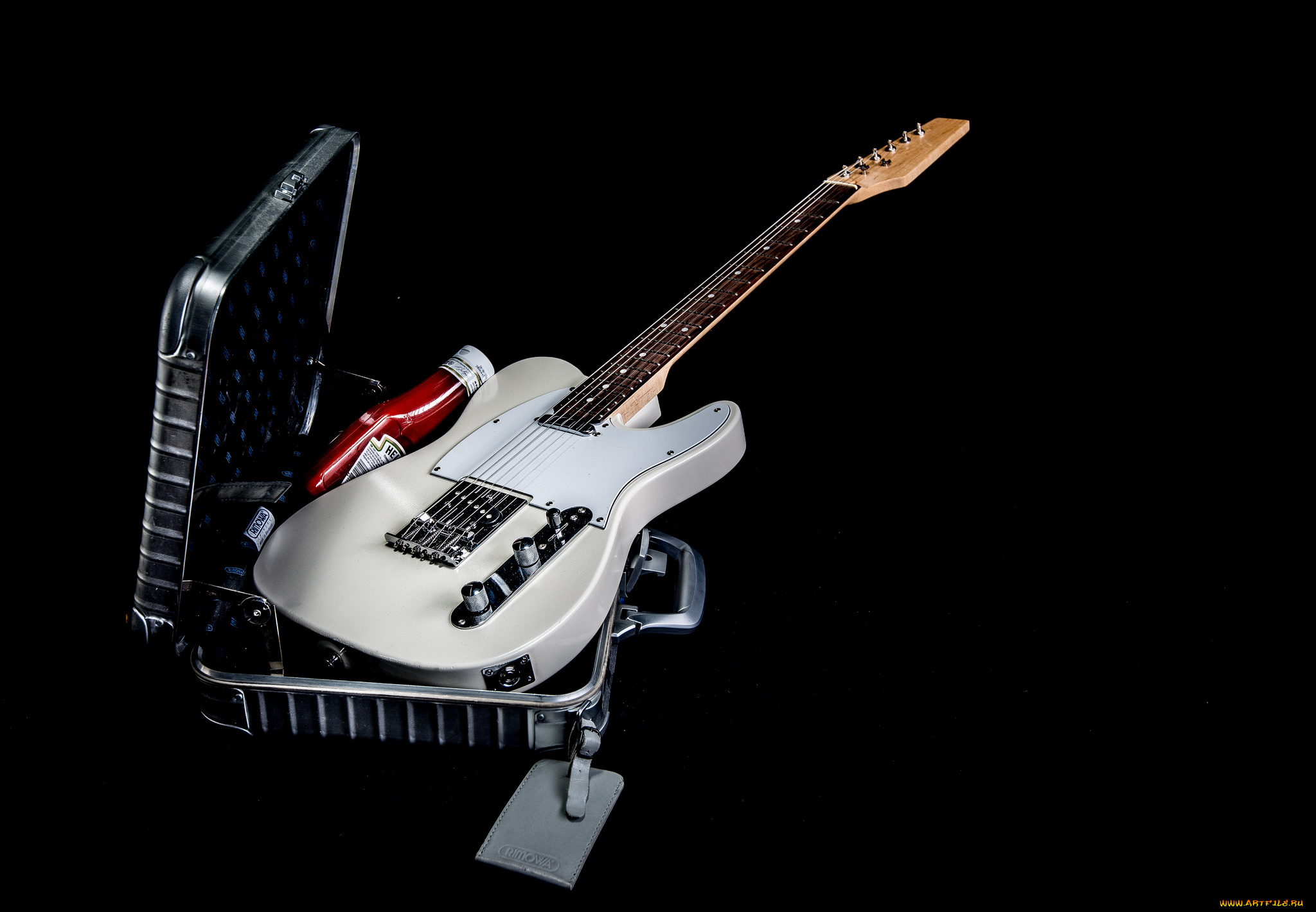 музыка, -музыкальные, инструменты, гитара, кейс