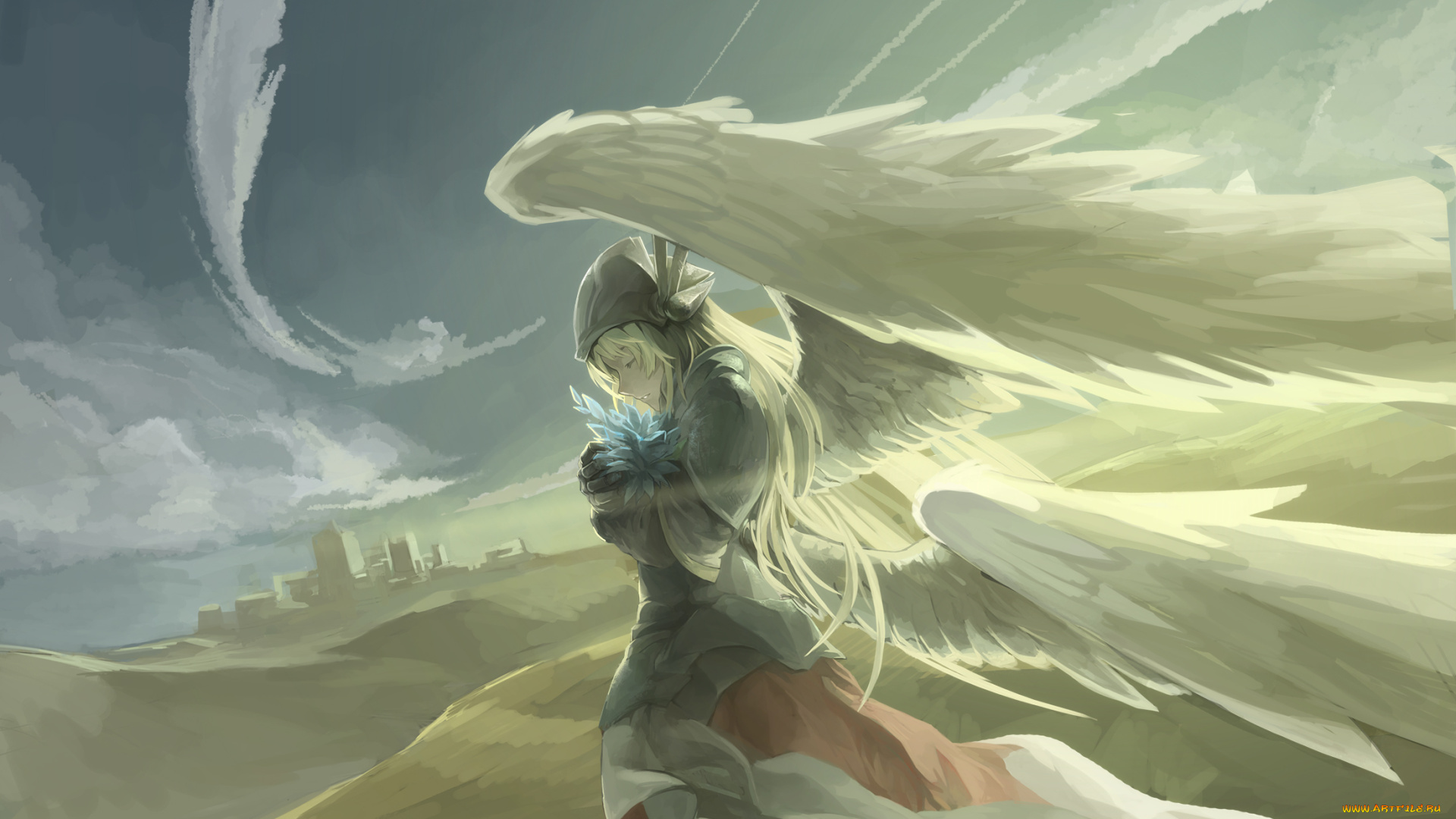 аниме, ангелы, , демоны, avamone, ангел