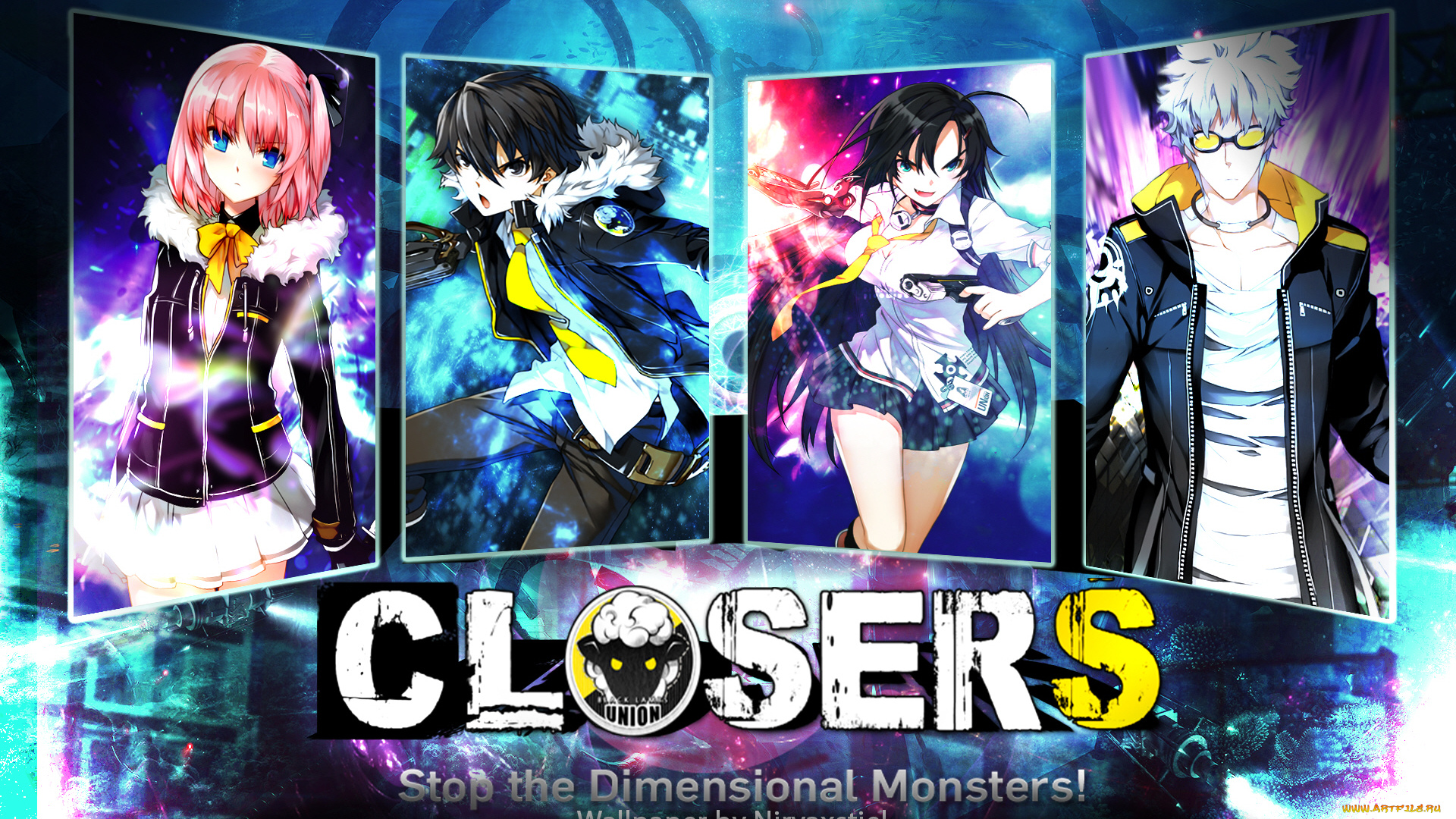 аниме, closers, персонажи, арт