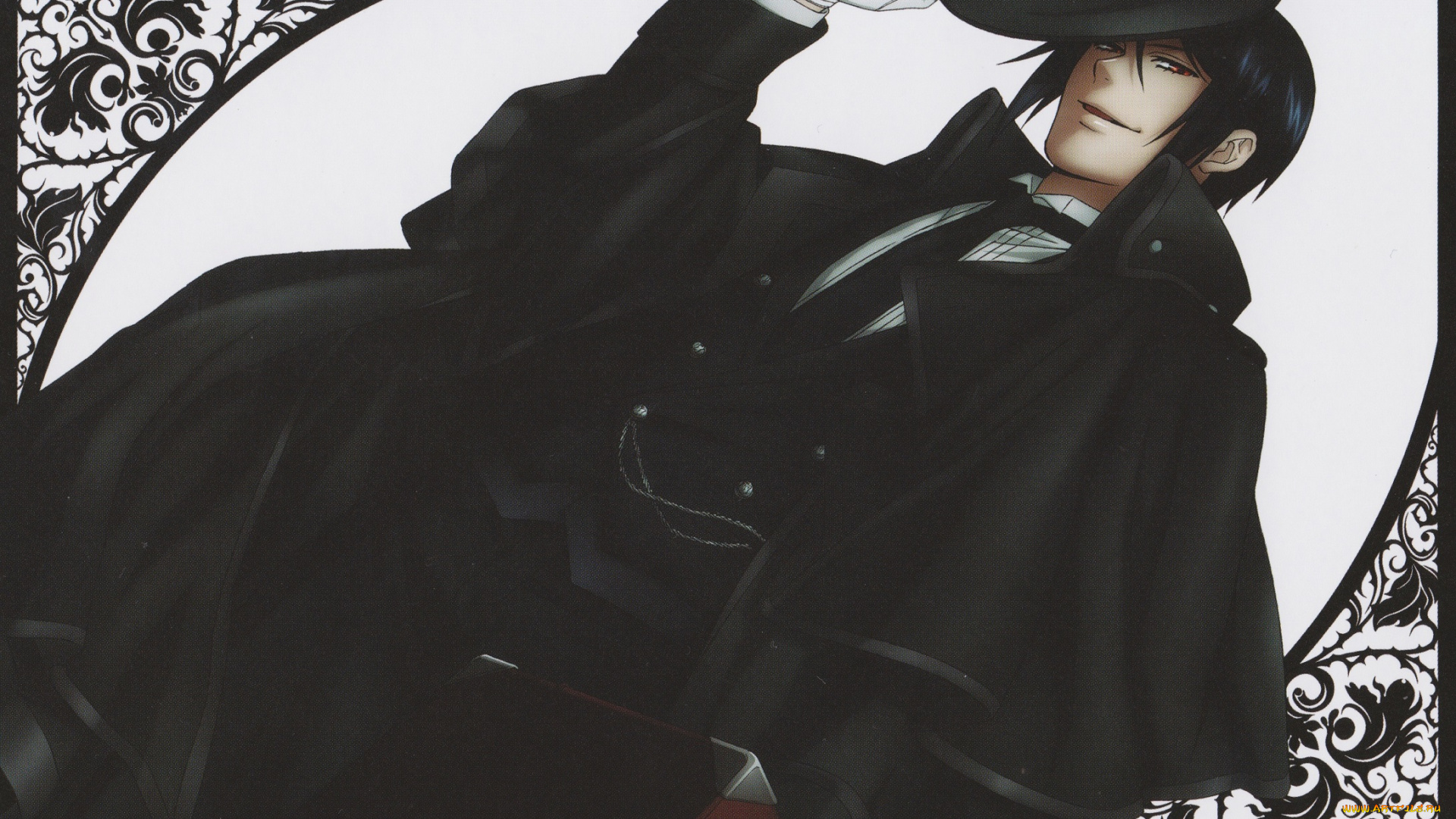 аниме, kuroshitsuji, себастьян