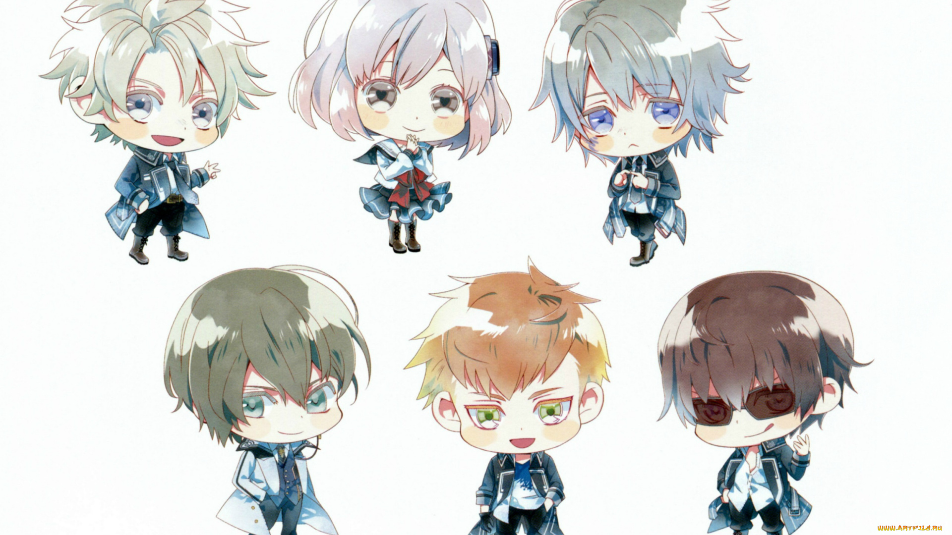 аниме, norn9, малыши