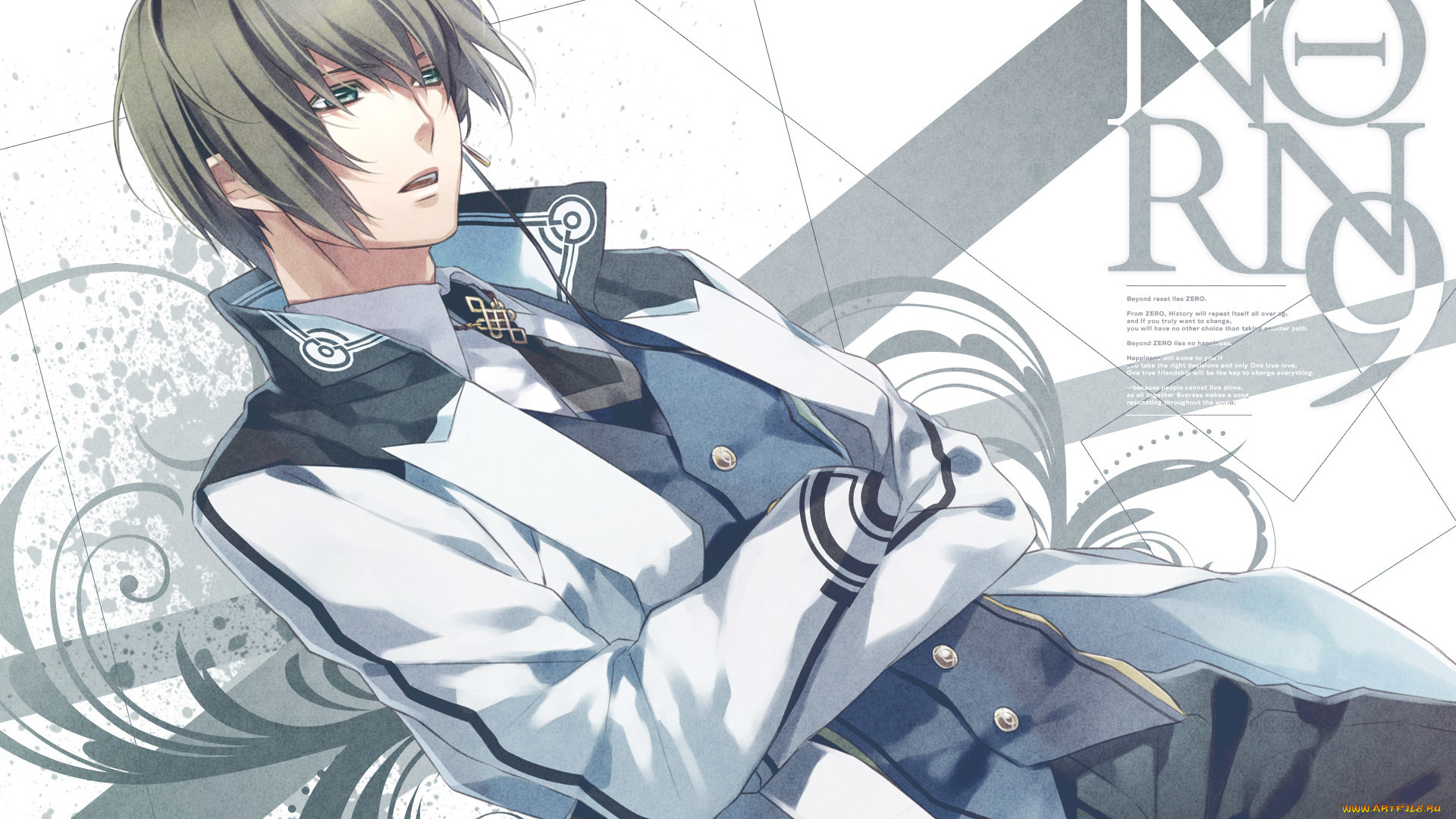 аниме, norn9, парень