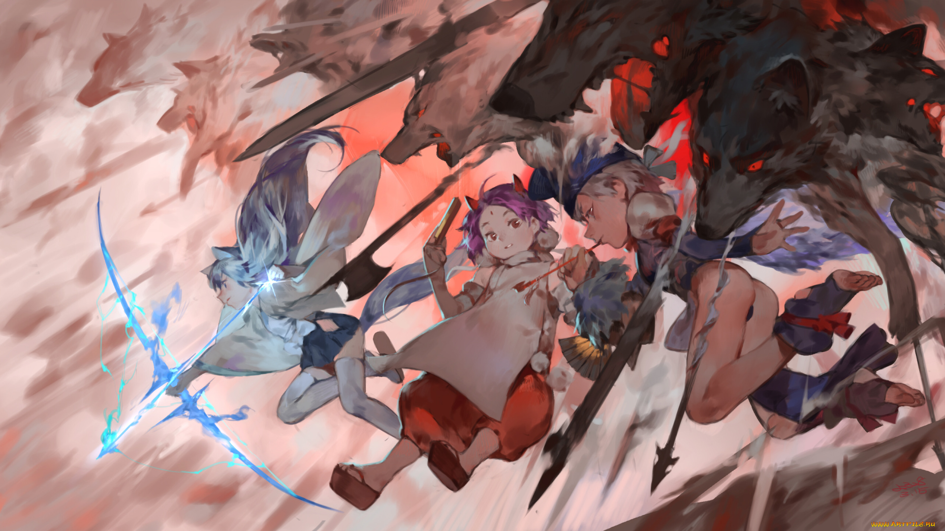 аниме, pixiv, fantasia, pixiv, fantasia, yotsuyu