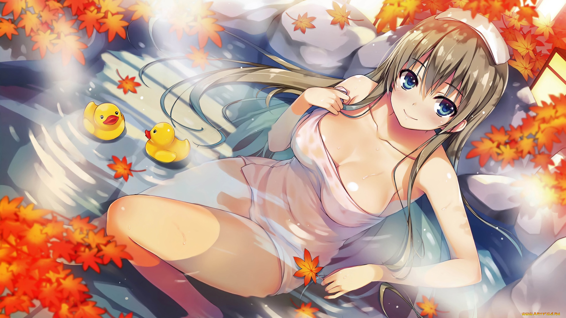 аниме, unknown, , другое, девушка, фон, взгляд