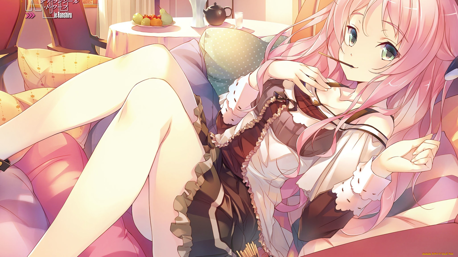 kuusen, madoushi, kouhosei, no, kyoukan, аниме, unknown, , другое, взгляд, девушка, фон