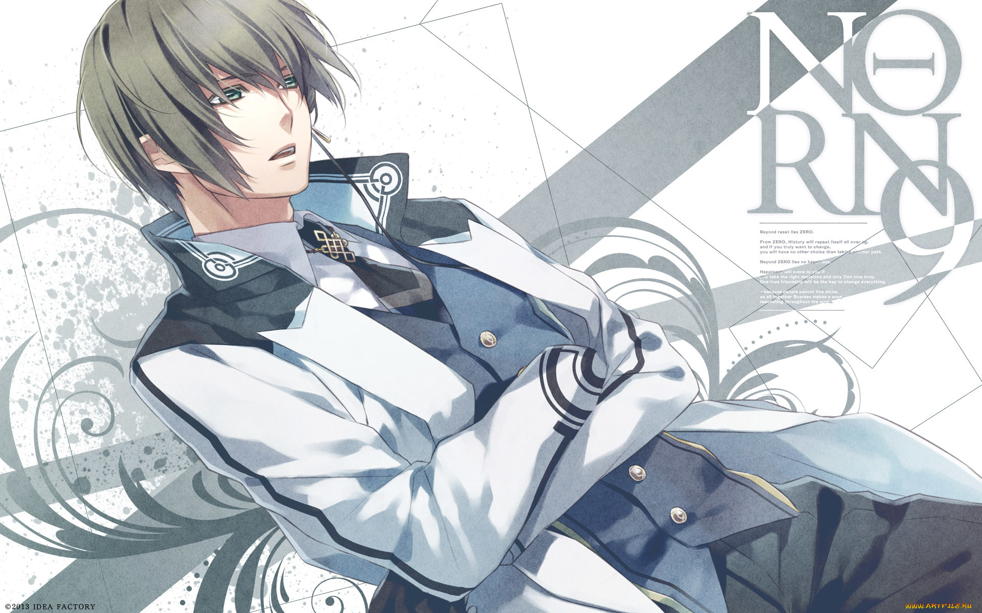 аниме, norn9, парень