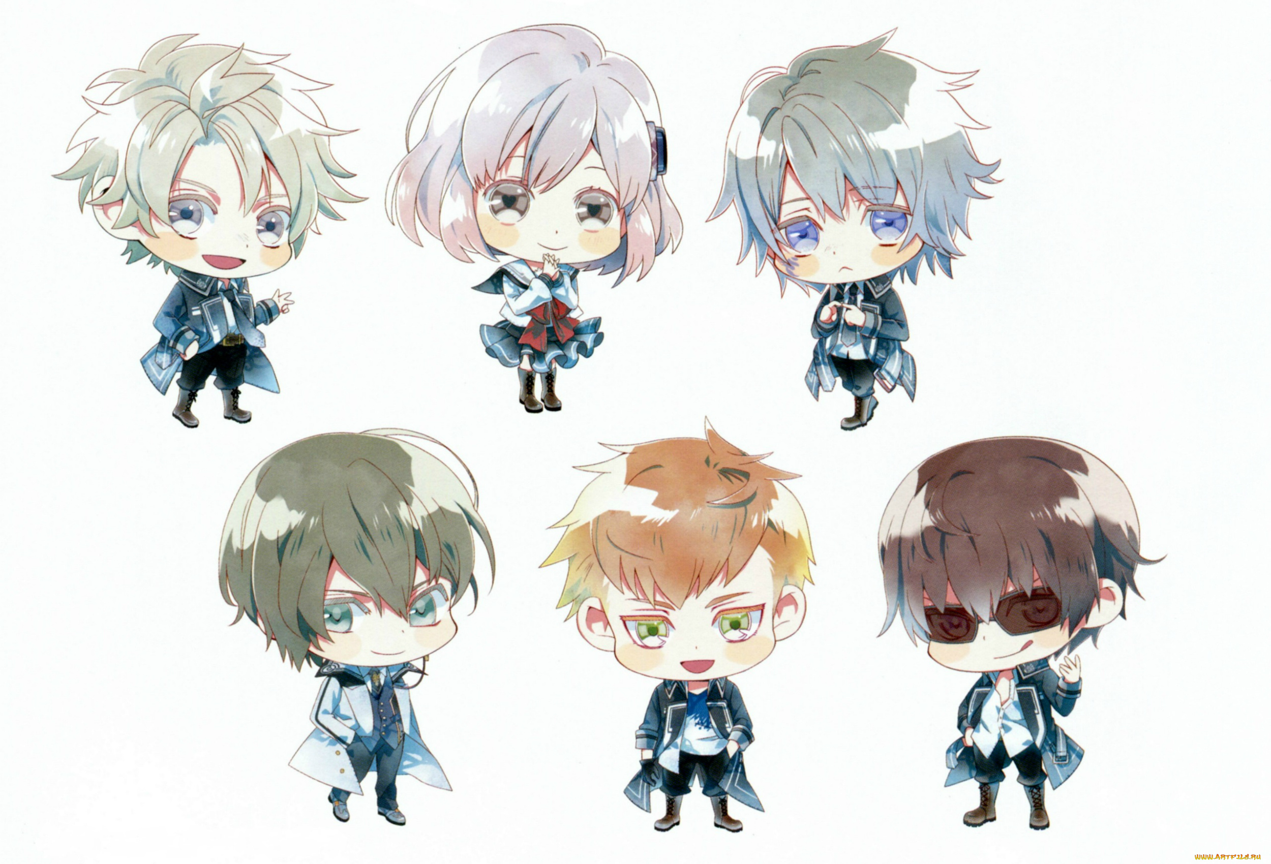 аниме, norn9, малыши