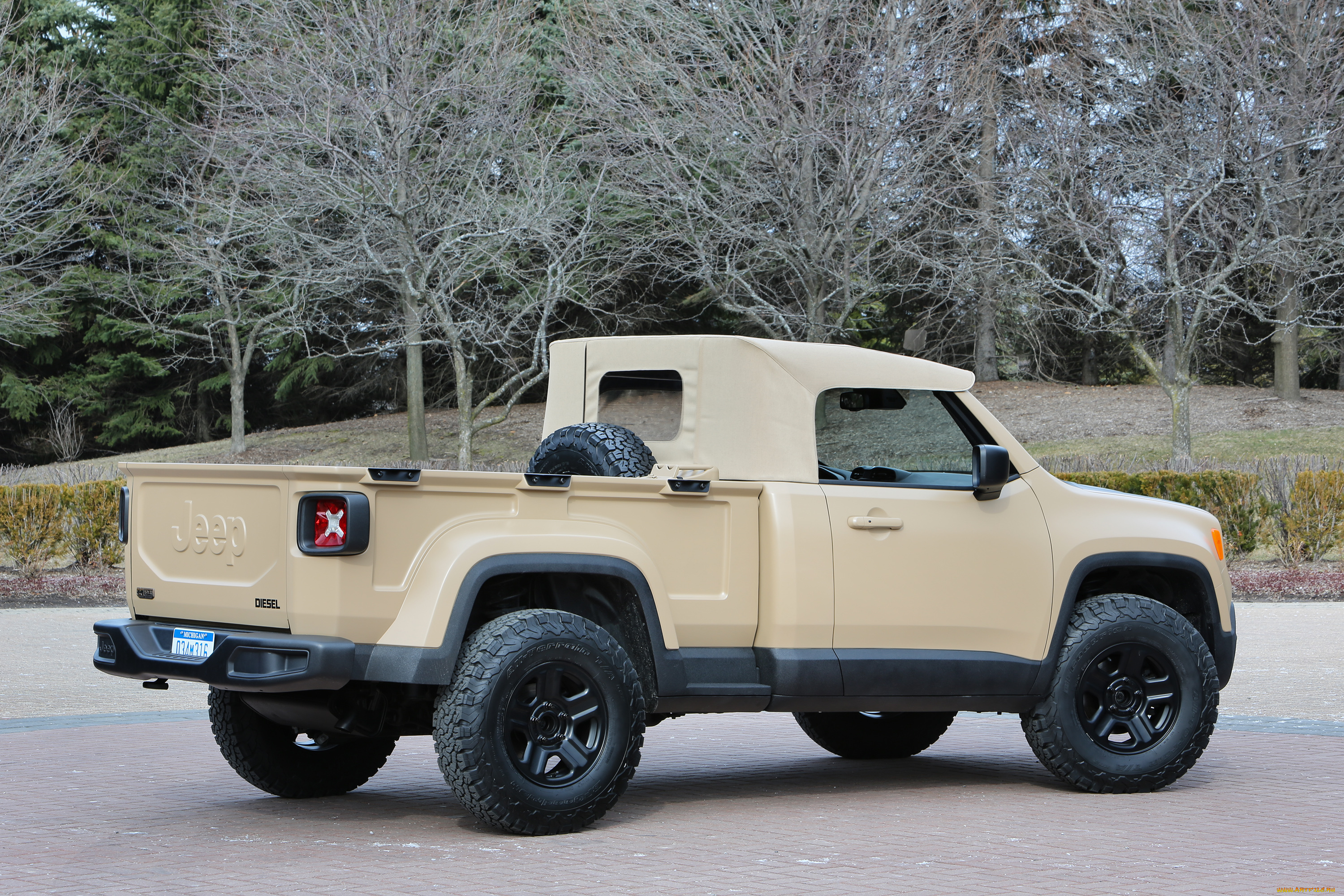 автомобили, jeep, comanche, concept, bu, 03