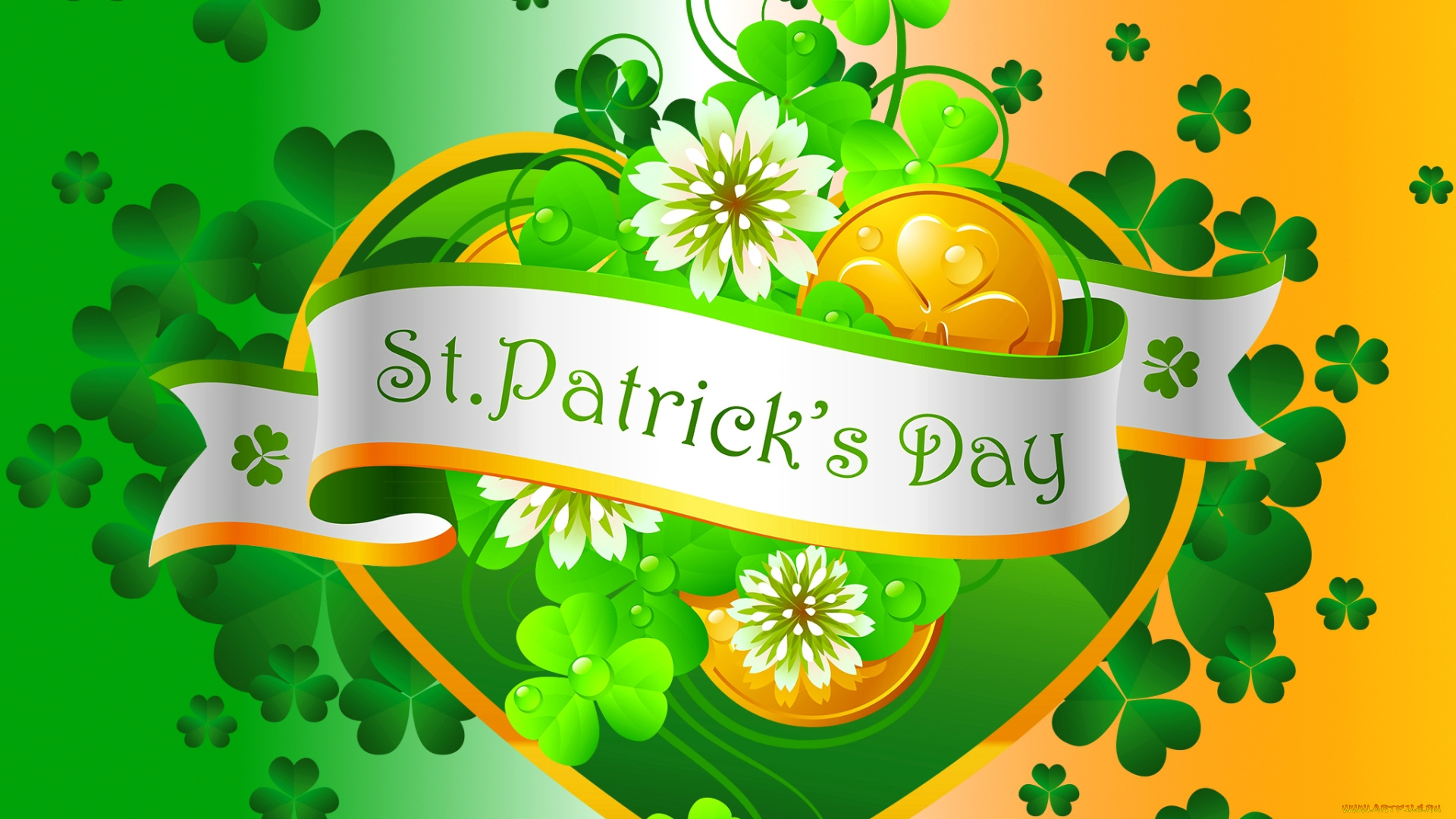 праздничные, день, святого, патрика, день, святого, патрика
