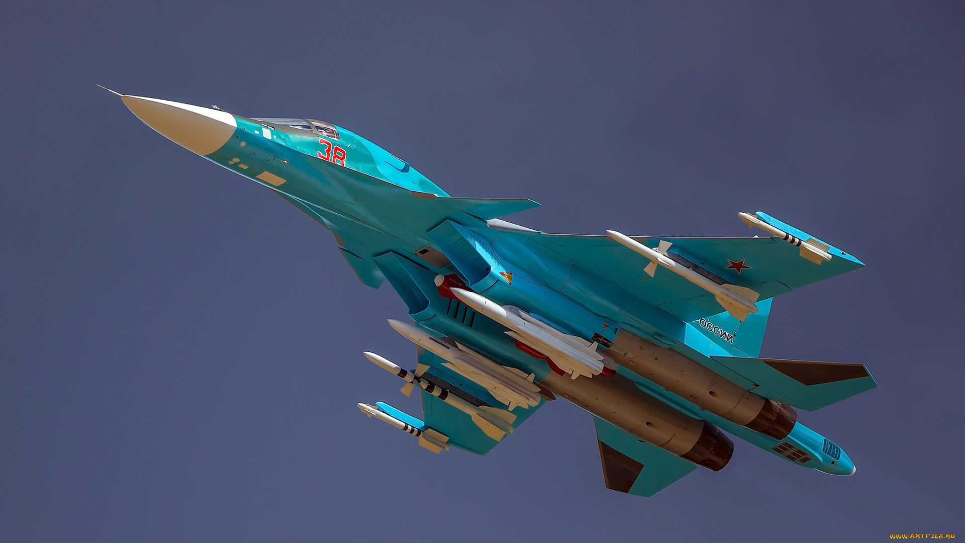 su-34, авиация, боевые, самолёты, бомбардировщик