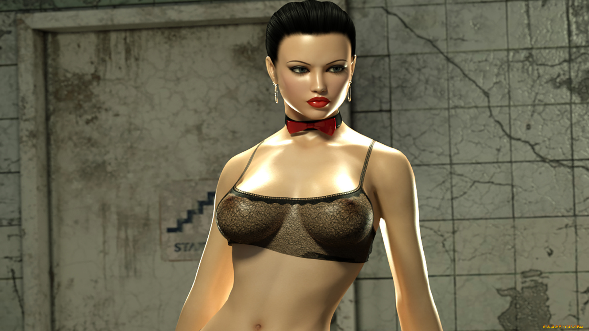 3д, графика, люди, , people, взгляд, фон, девушка