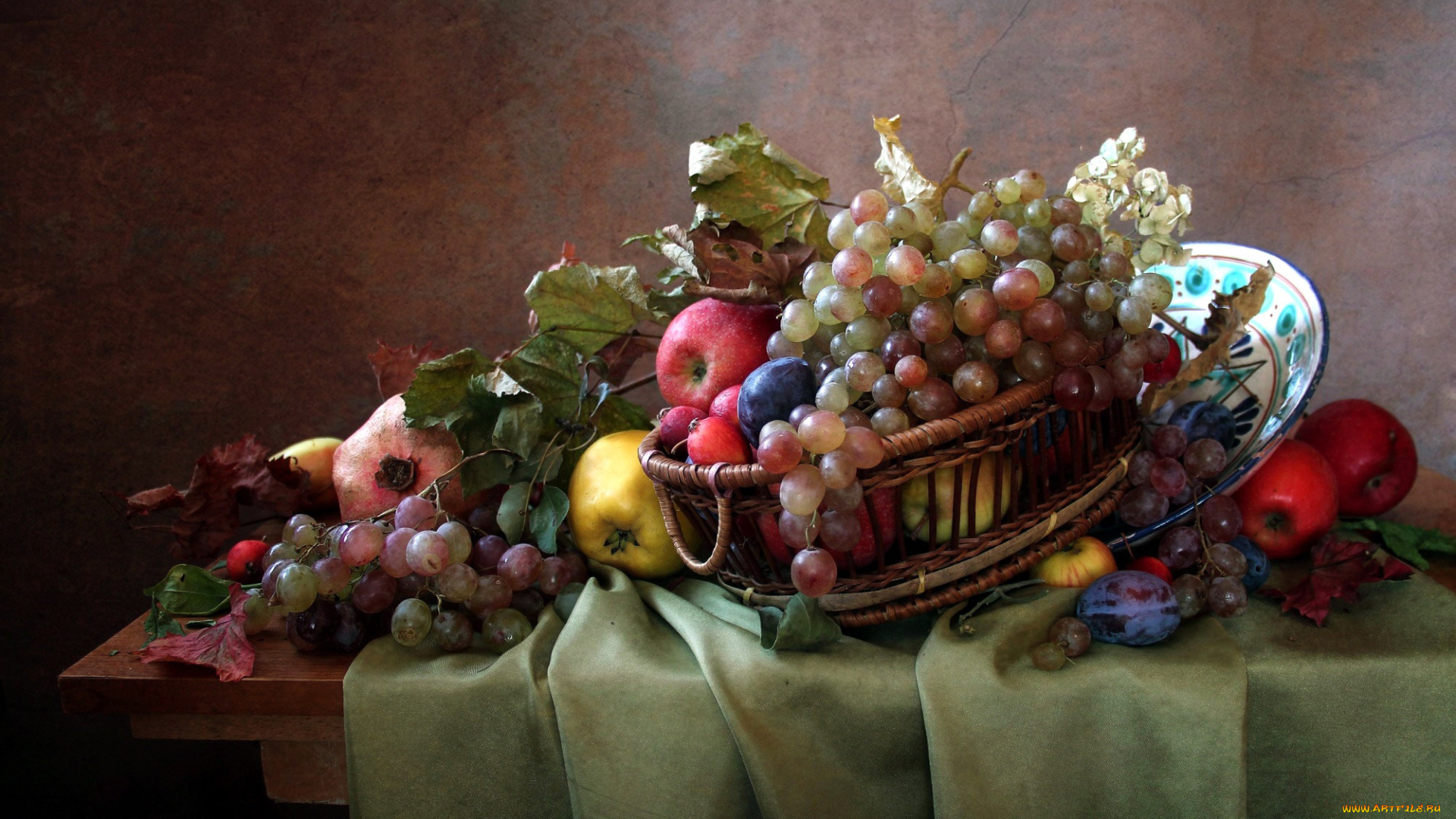 еда, фрукты, , ягоды, сливы, виноград