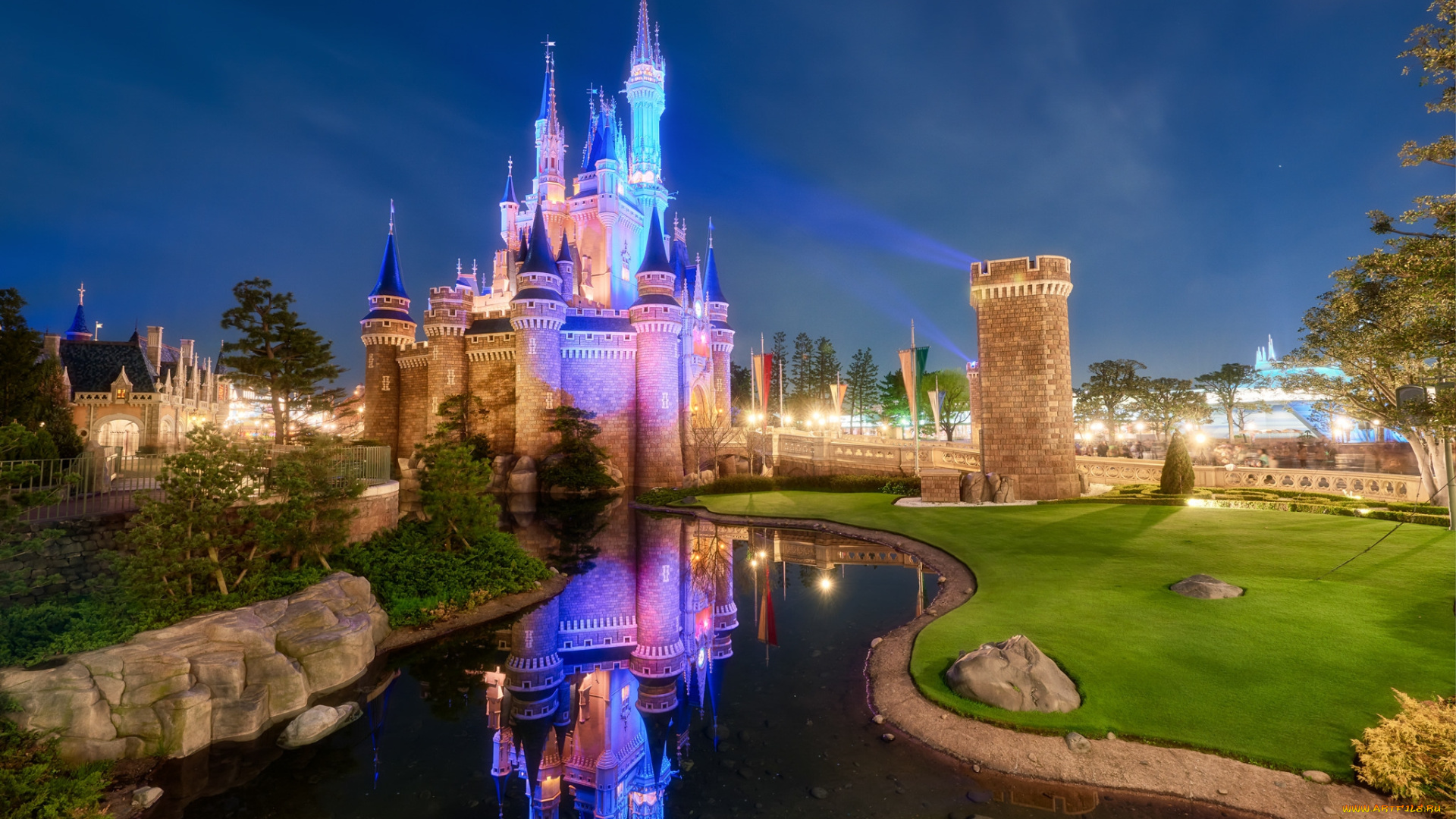 города, диснейленд, королевство, магия, волшебство