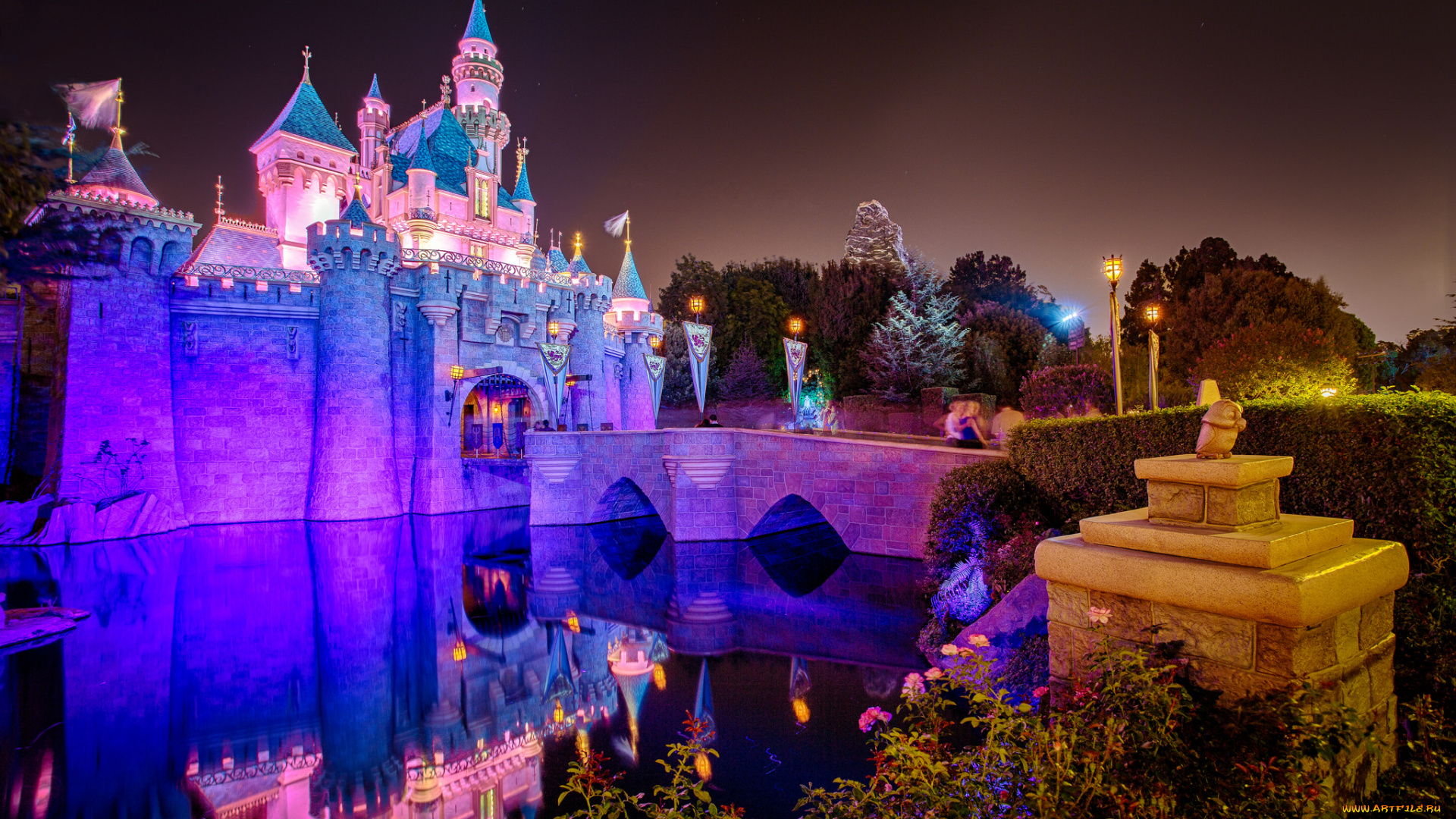 города, диснейленд, магия, волшебство, королевство