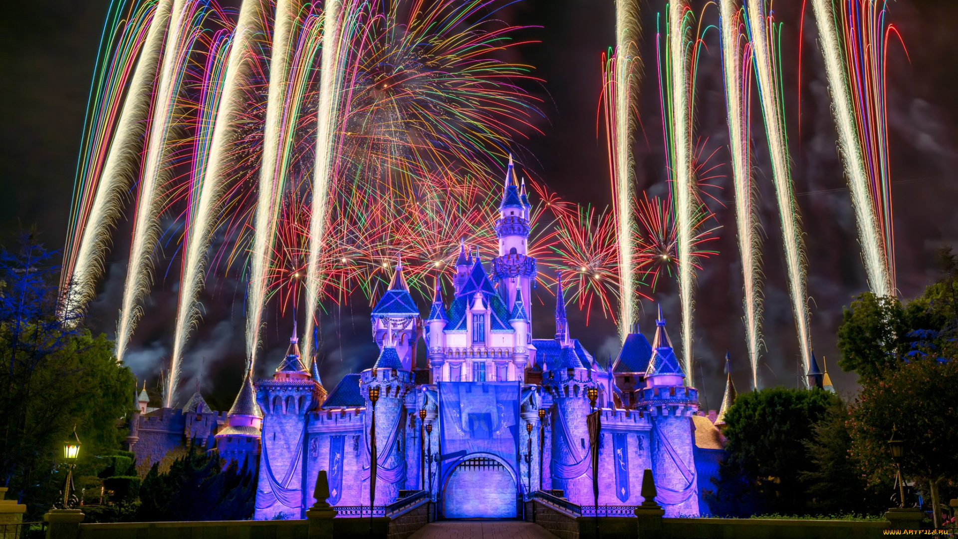 города, диснейленд, волшебство, магия, королевство