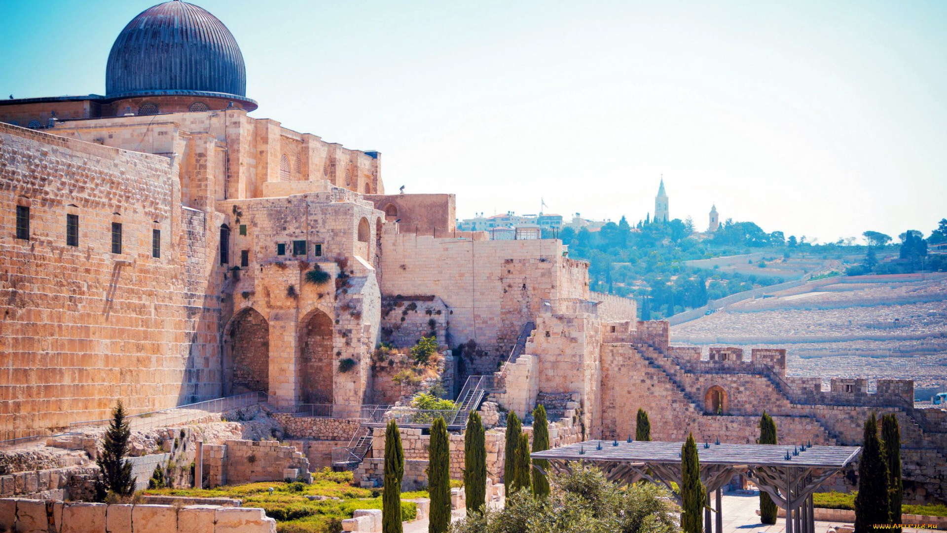 города, иерусалим, , израиль, храм