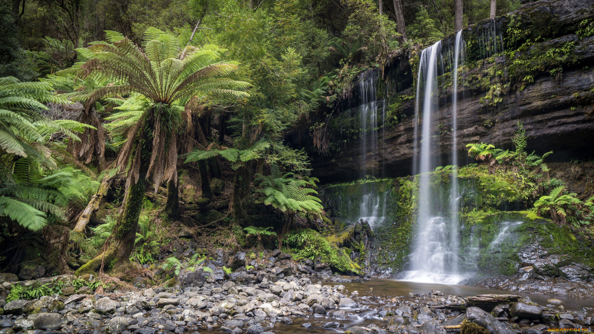 природа, водопады, простор