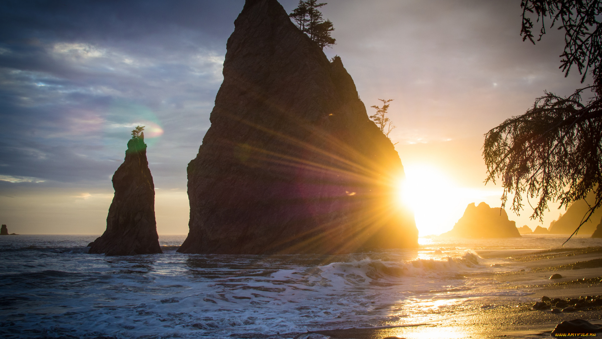 природа, восходы, закаты, простор