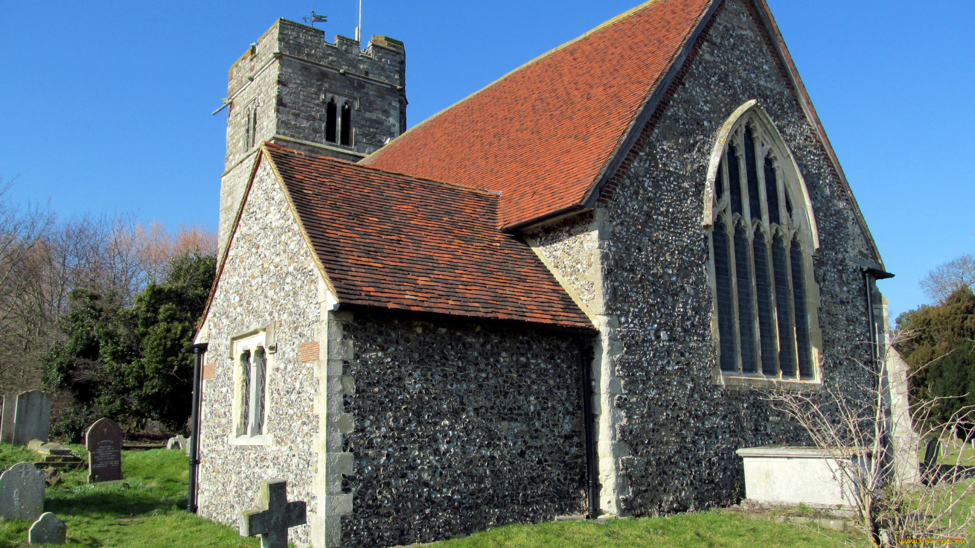st, mildreds, church, nurstead, kent, uk, города, -, католические, соборы, , костелы, , аббатства, st, mildreds, church