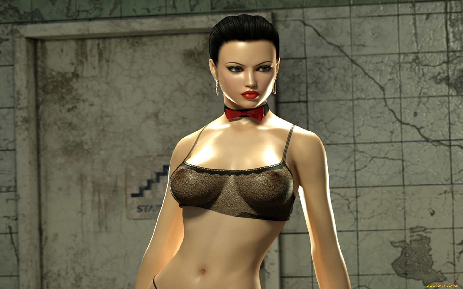 3д, графика, люди, , people, взгляд, фон, девушка