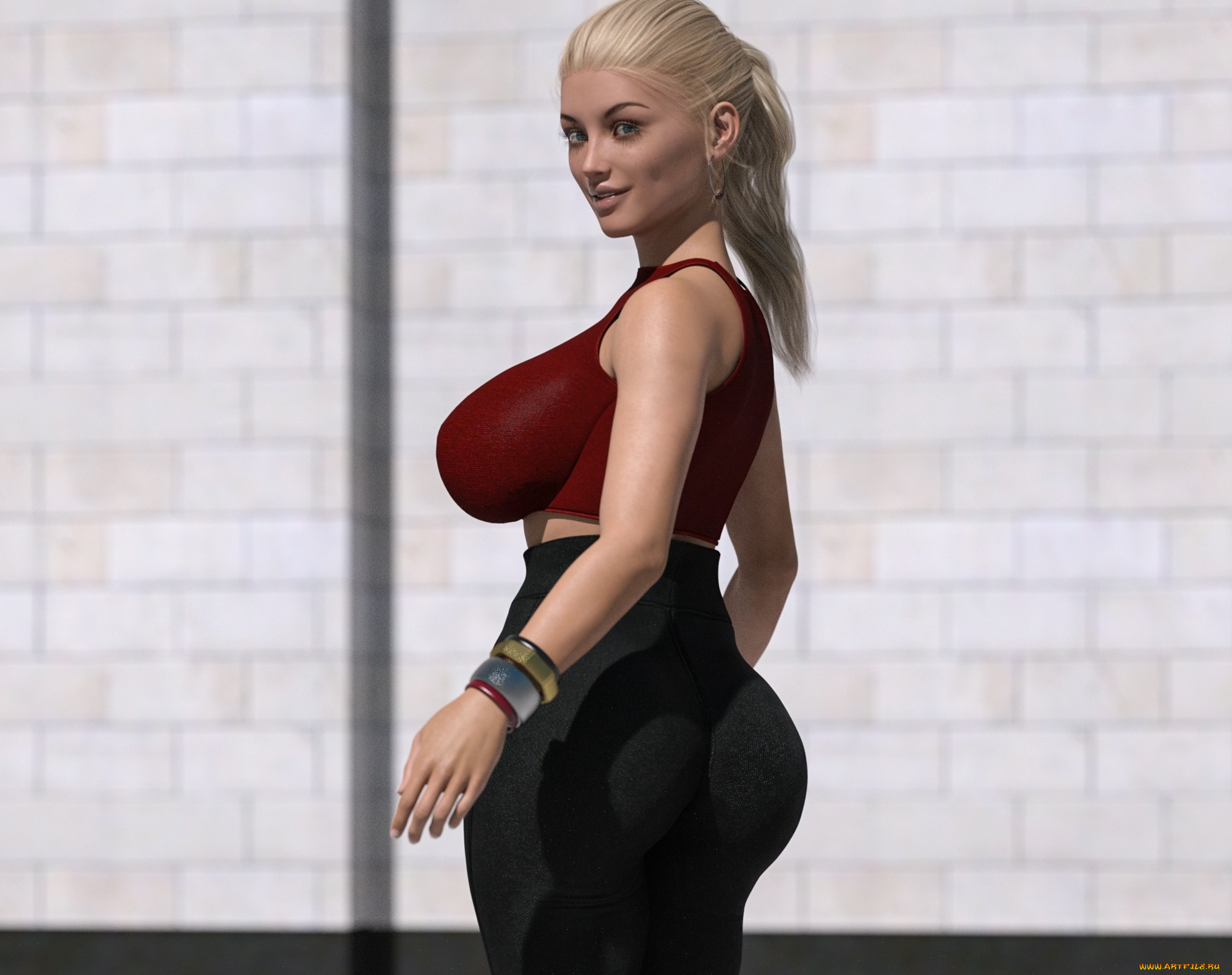 3д, графика, люди, , people, взгляд, фон, девушка