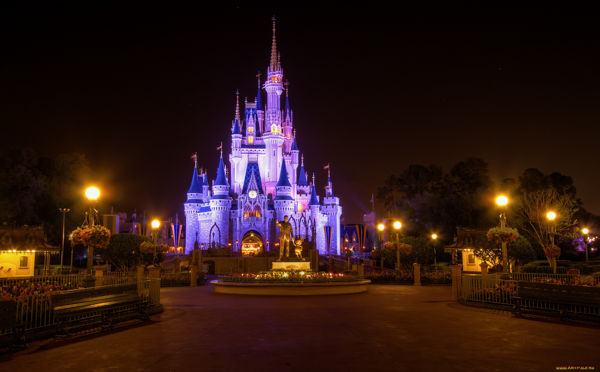 города, диснейленд, магия, волшебство, королевство
