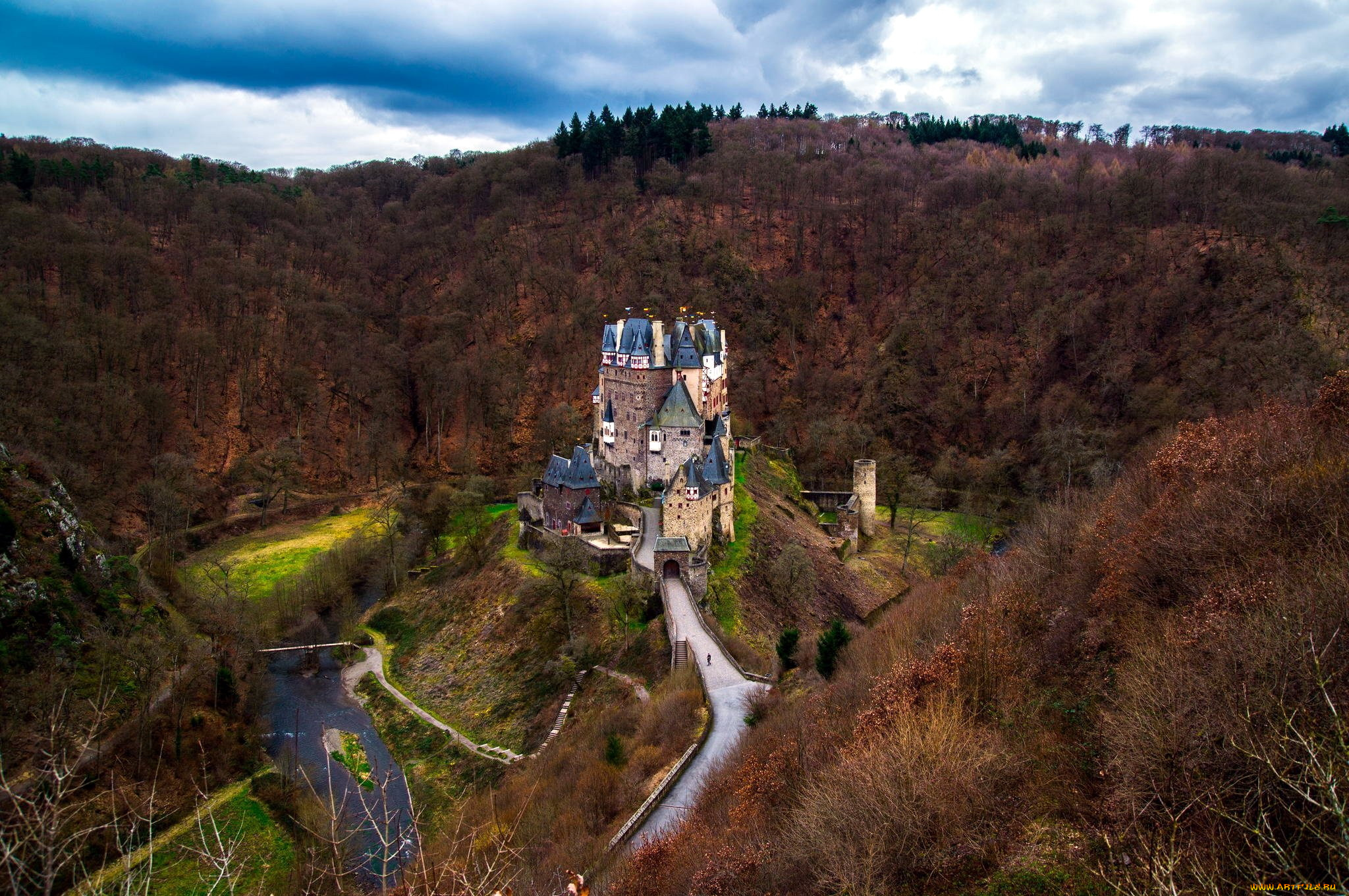 eltz, castle, города, замки, германии, eltz, castle