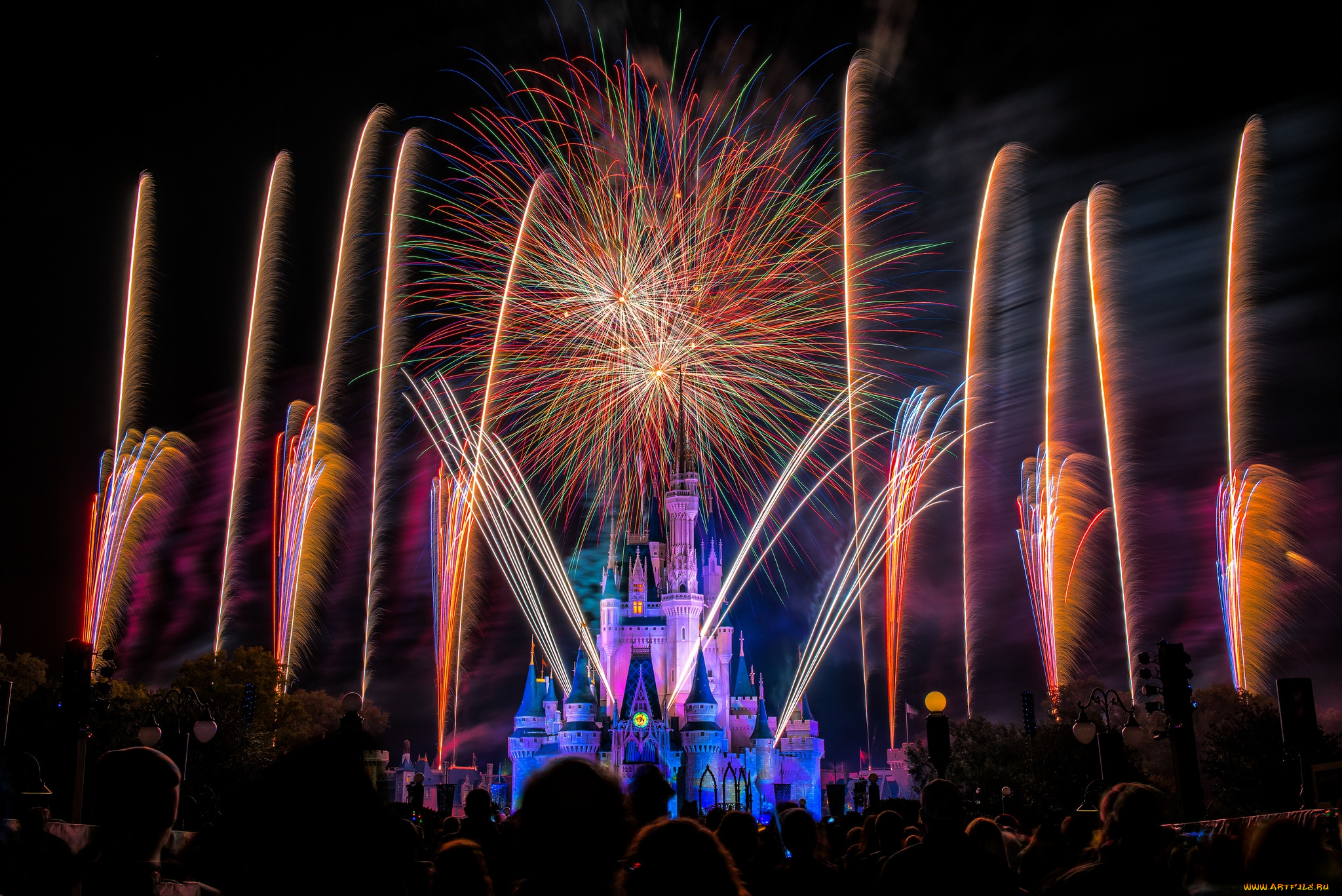 города, диснейленд, магия, волшебство, королевство