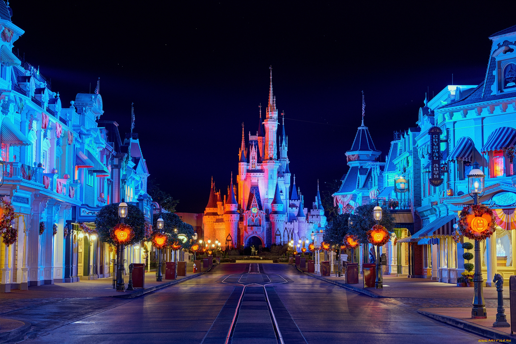 города, диснейленд, магия, волшебство, королевство