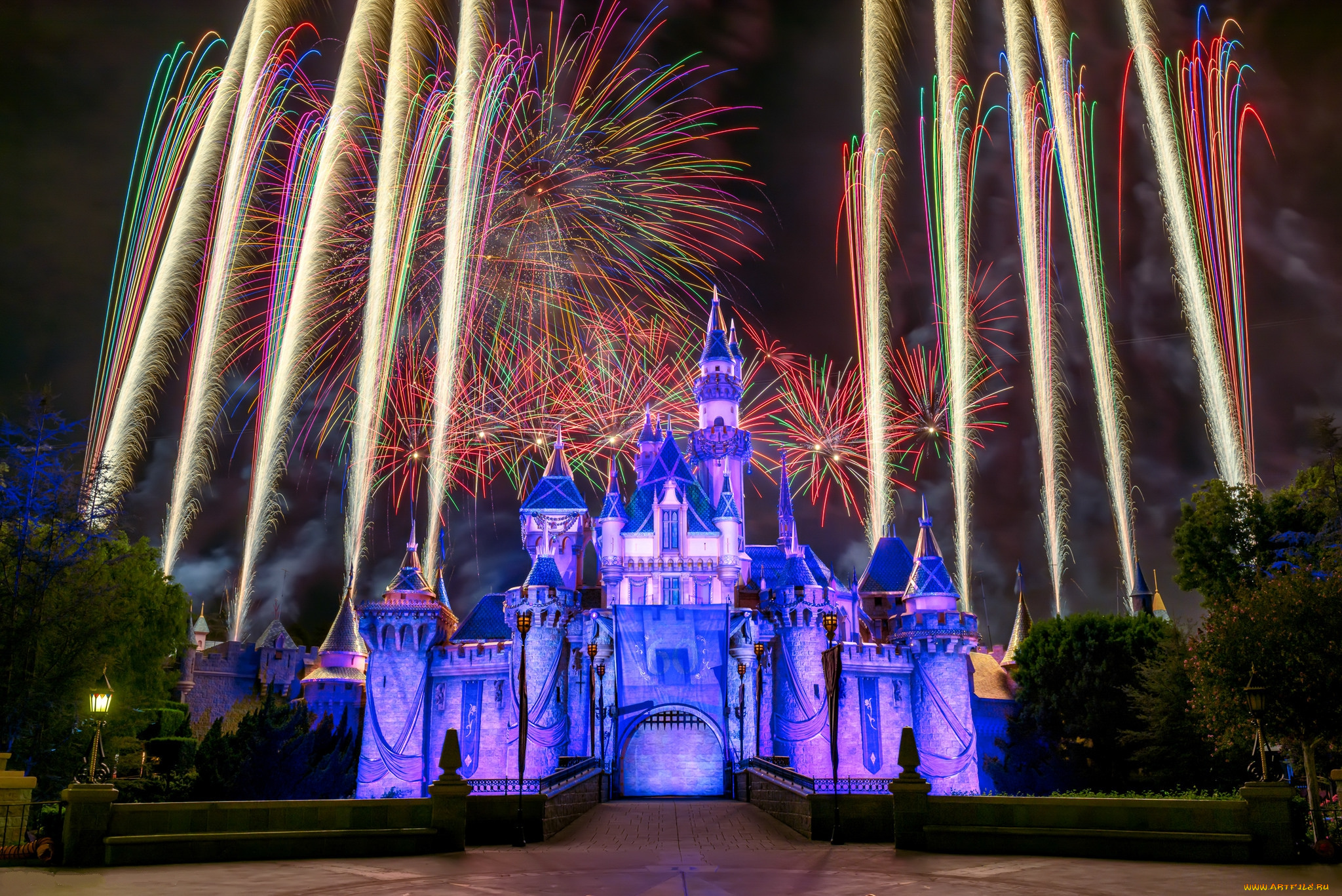 города, диснейленд, волшебство, магия, королевство