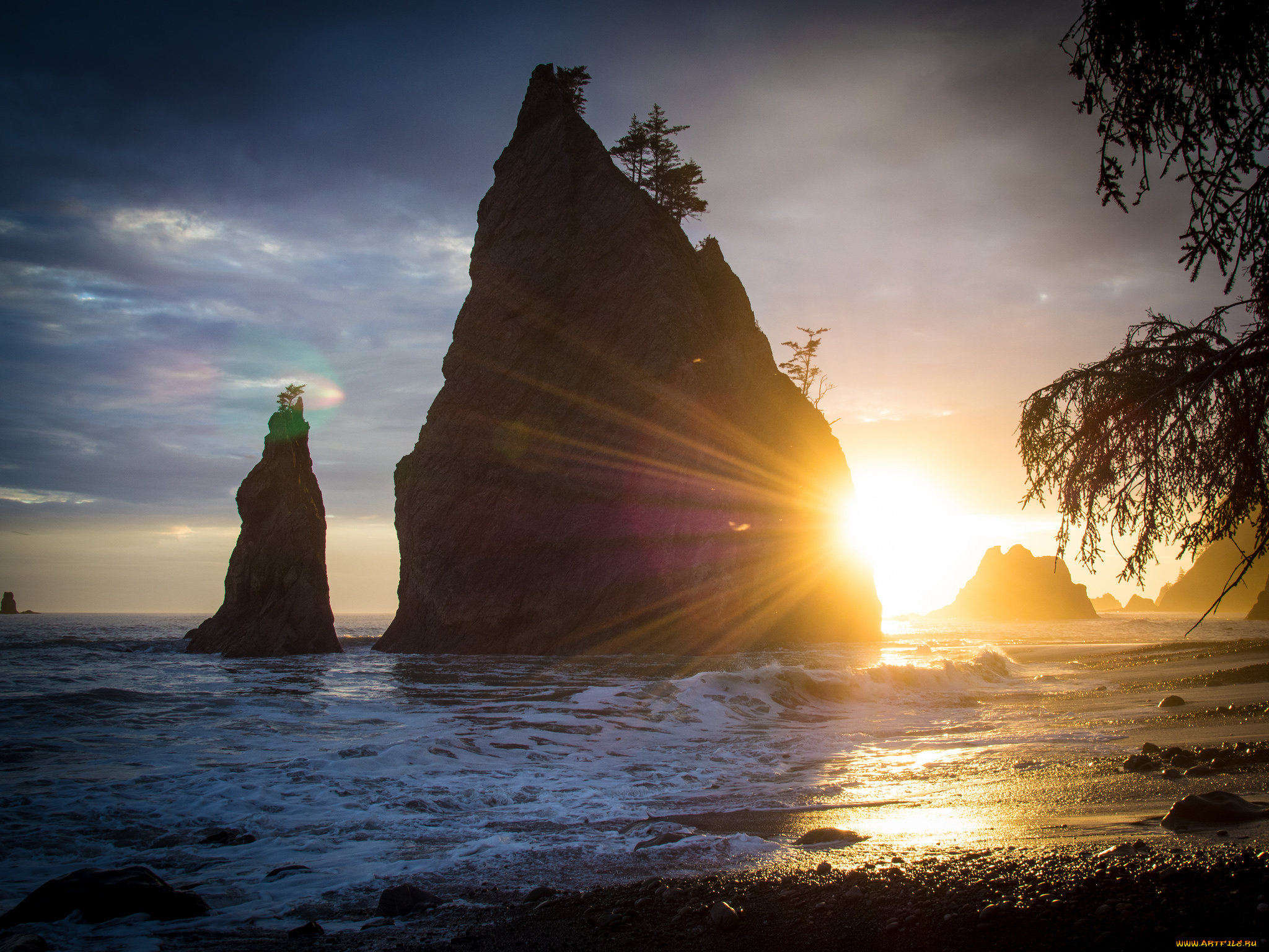 природа, восходы, закаты, простор