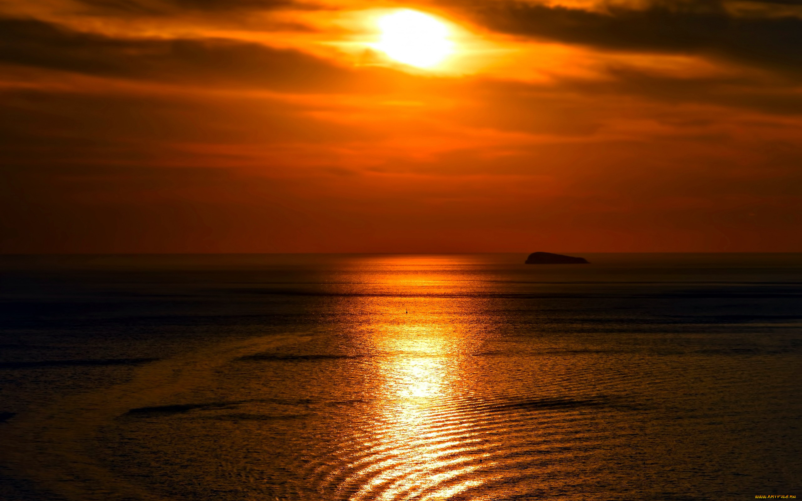 природа, восходы, закаты, закат, море