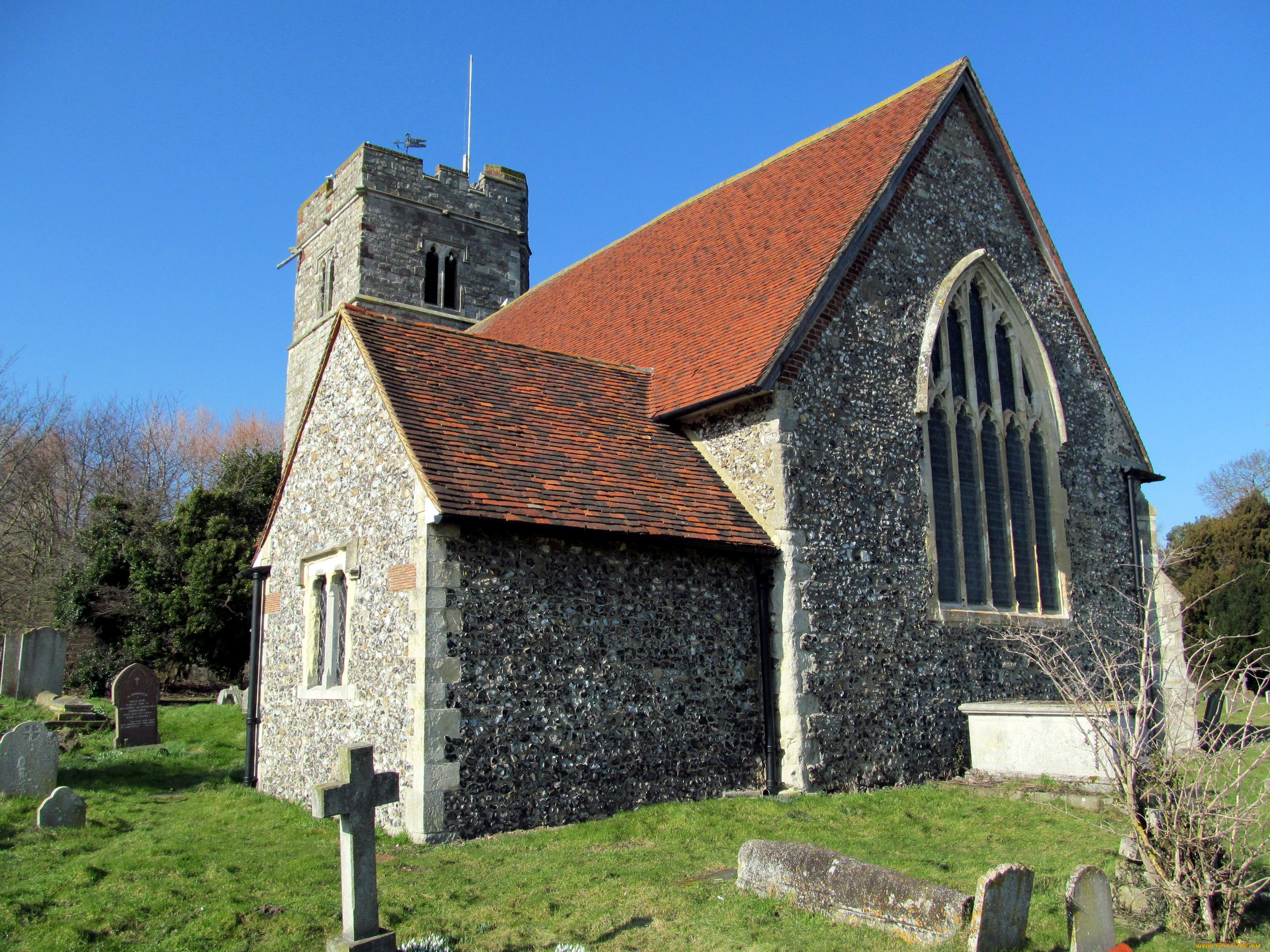 st, mildreds, church, nurstead, kent, uk, города, -, католические, соборы, , костелы, , аббатства, st, mildreds, church