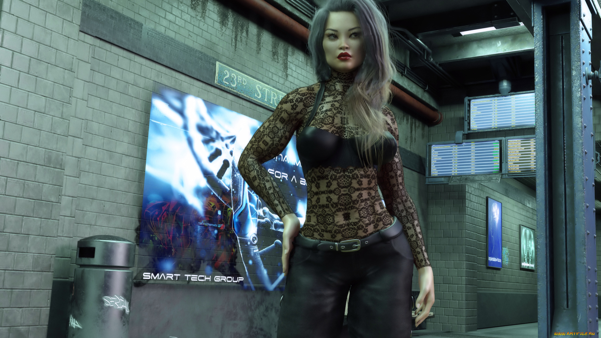 3д, графика, люди, , people, фон, взгляд, девушка