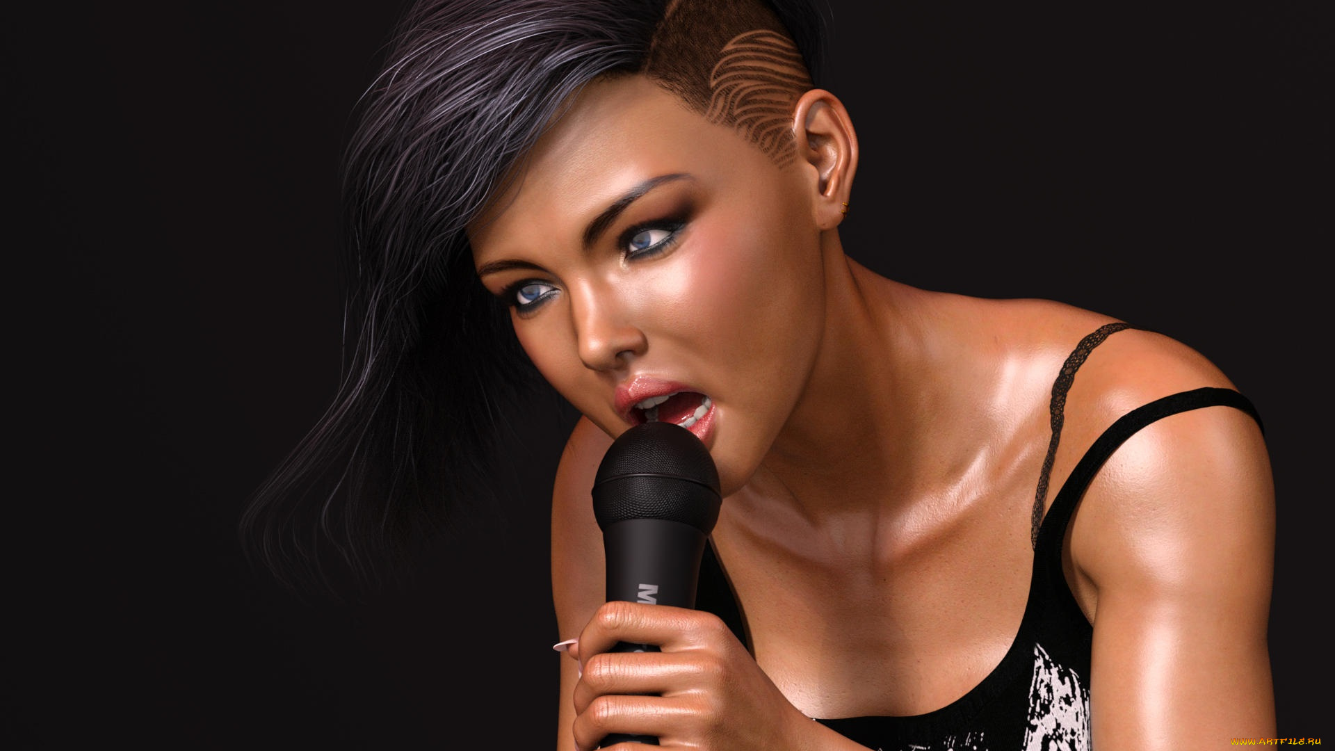 3д, графика, люди, , people, фон, взгляд, девушка