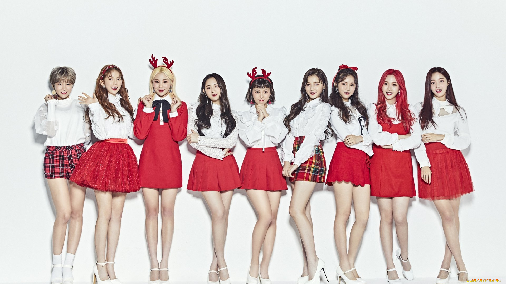 музыка, momoland, k-pop, фон, девушки, взгляд