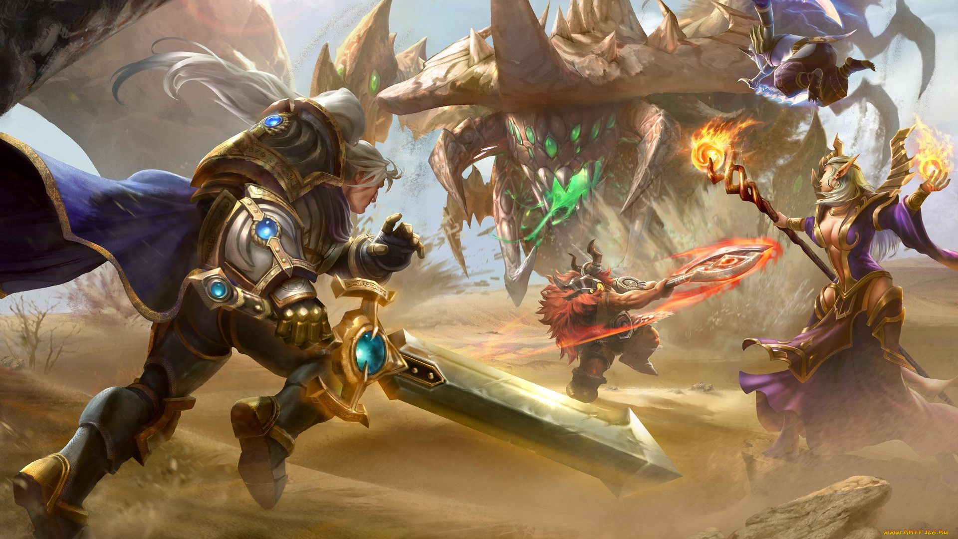 видео, игры, stormthrone, , aeos, rising, герои, бой, чудовище