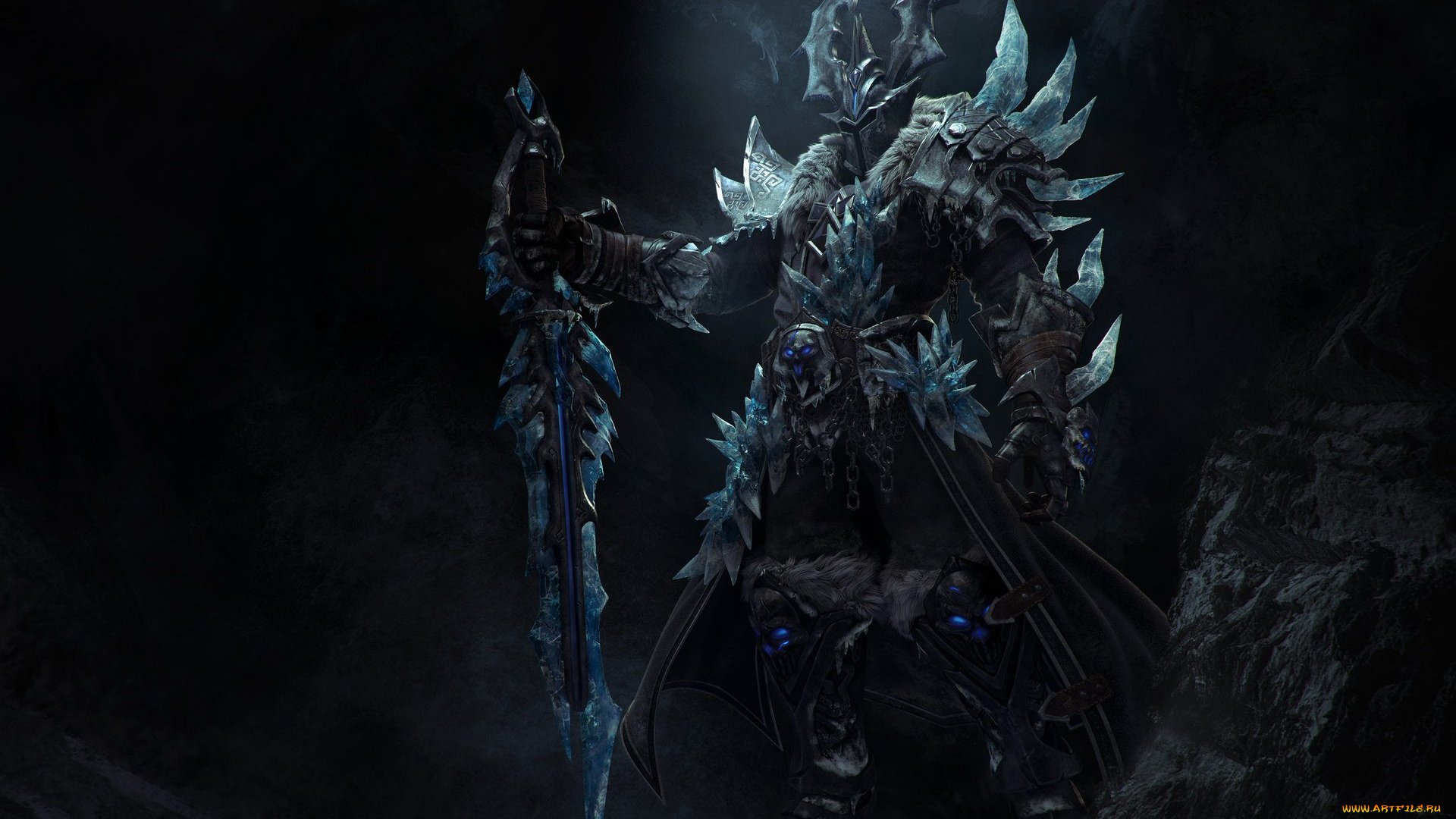 видео, игры, world, of, warcraft, , wrath, of, the, lich, king, король, лич, меч, броня