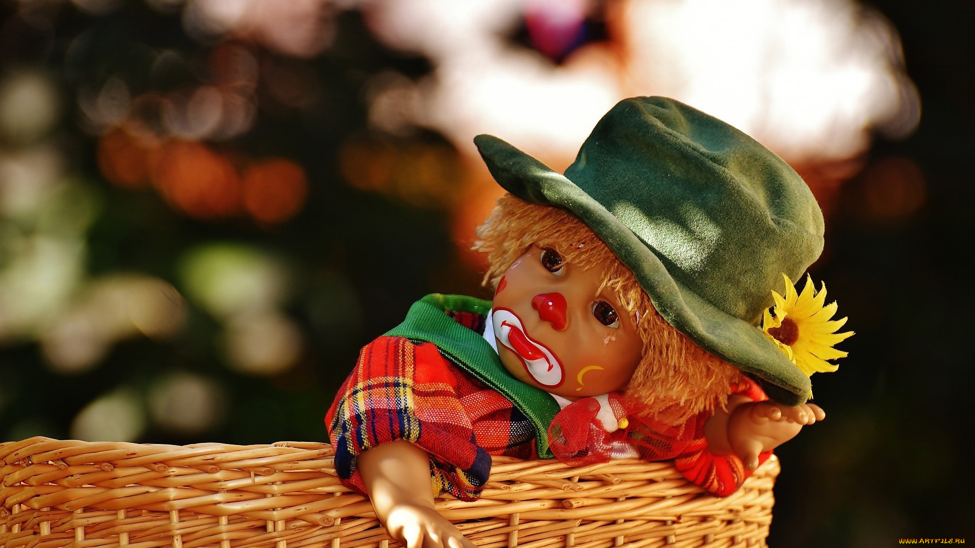 разное, игрушки, клоун