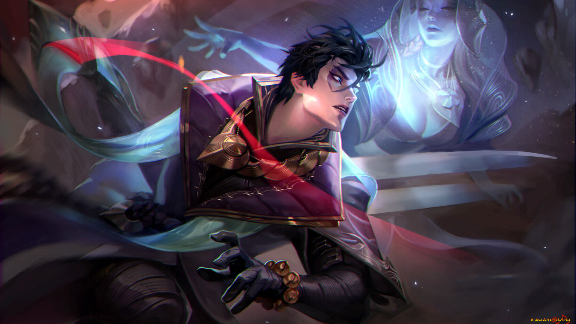 видео, игры, league, of, legends, парень, персонаж