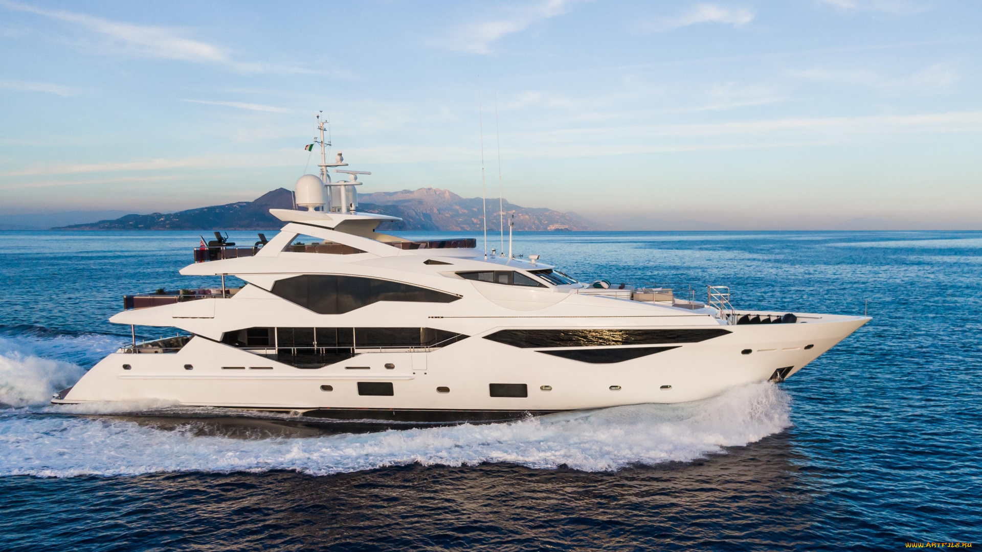 яхта, sunseeker, корабли, яхты, яхта, sunseeker, море, турция