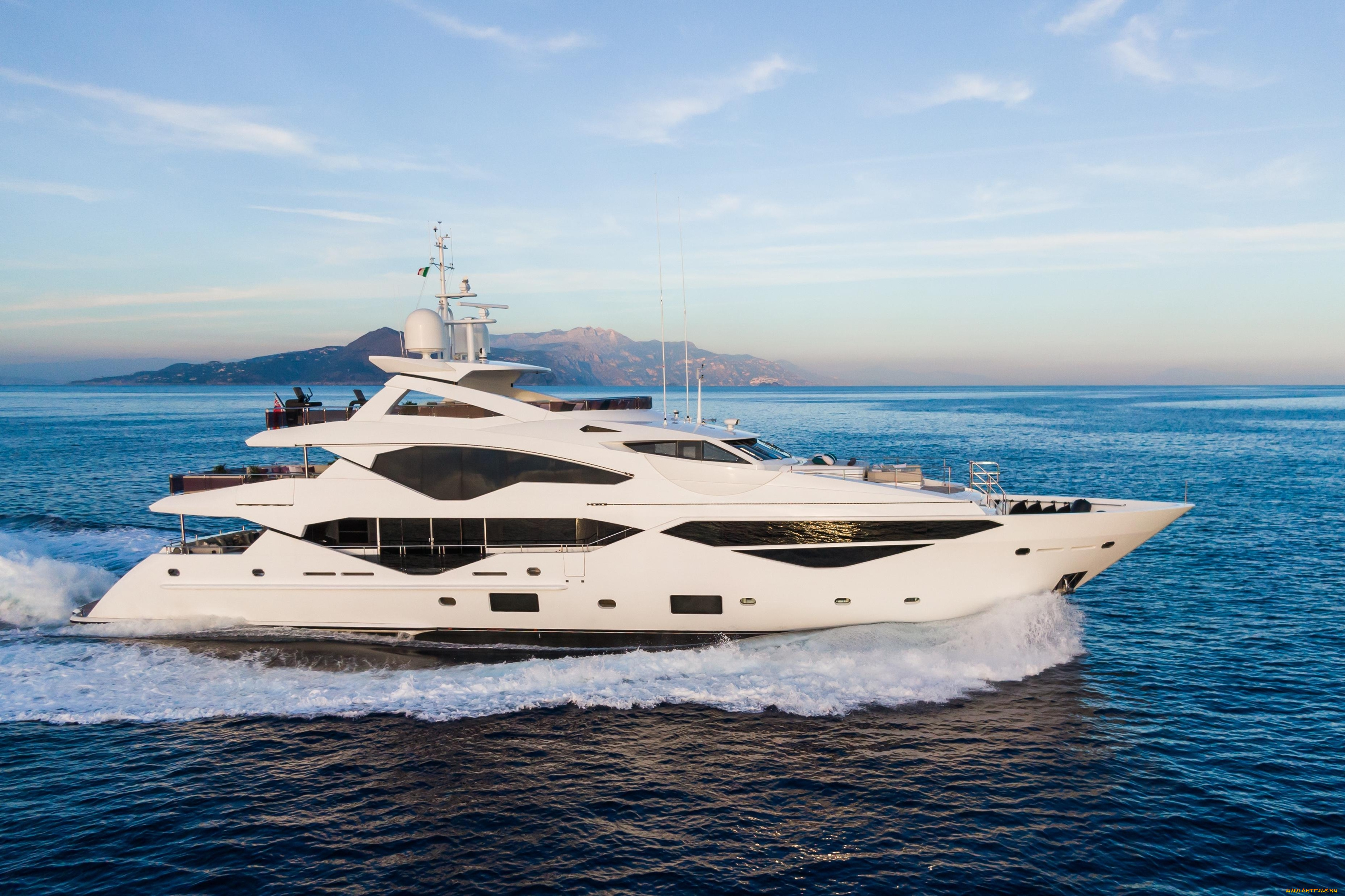 яхта, sunseeker, корабли, яхты, яхта, sunseeker, море, турция