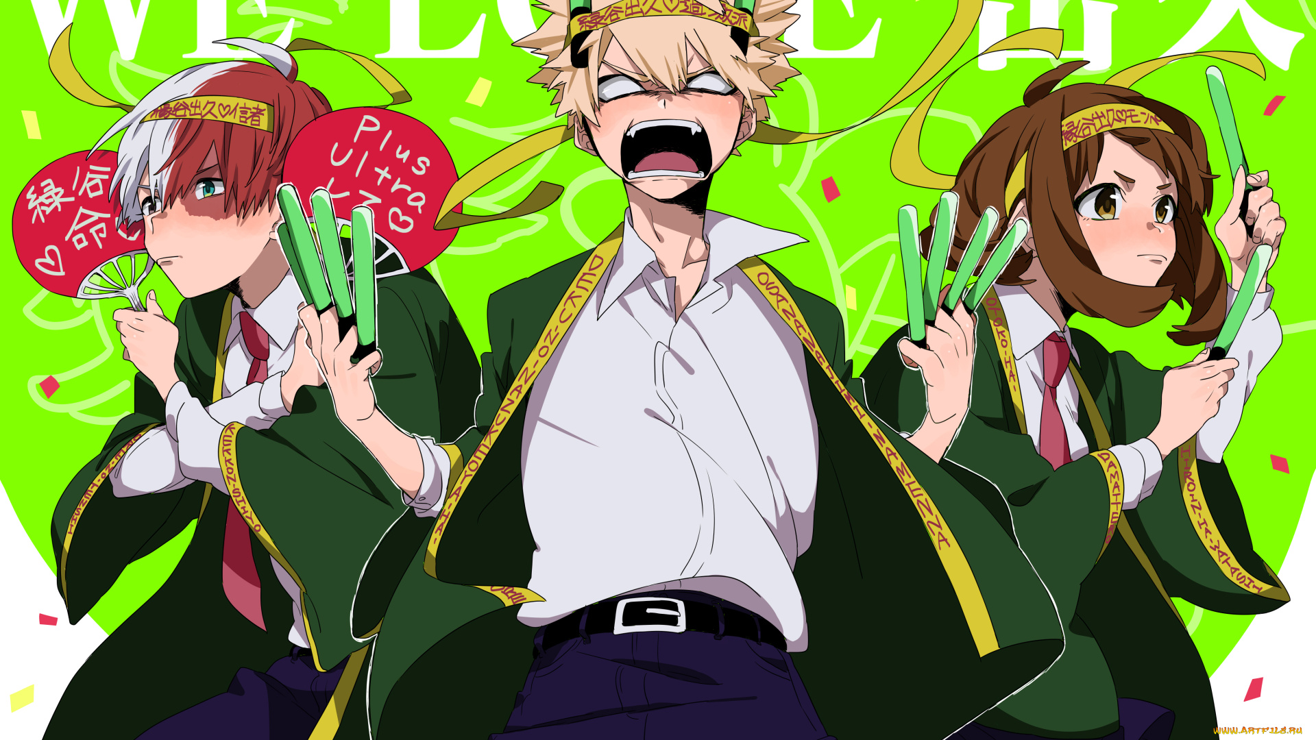 аниме, boku, no, hero, academia, моя, геройская, академия