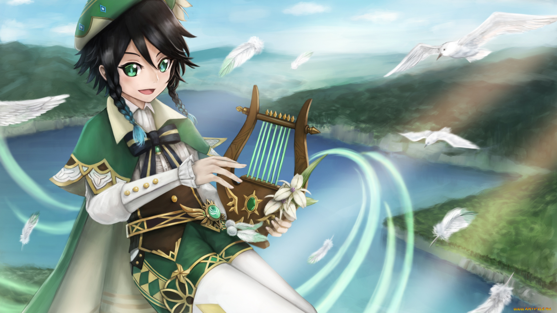 аниме, genshin, impact, genshin, impact
