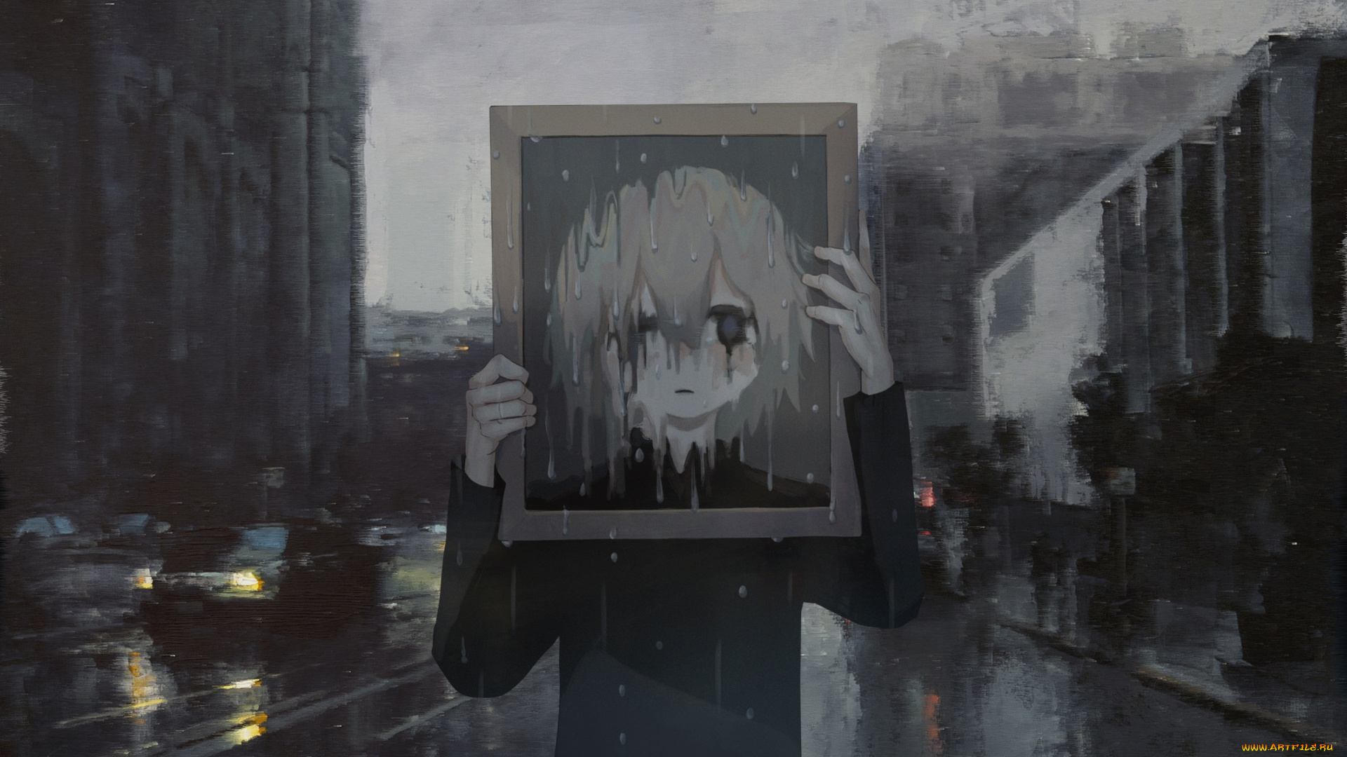 аниме, город, , улицы, , интерьер, , здания, мальчик