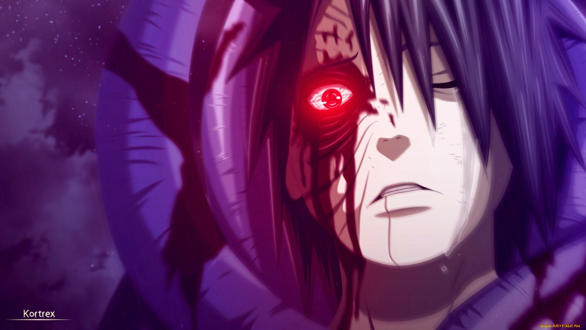 аниме, naruto, учиха, обито