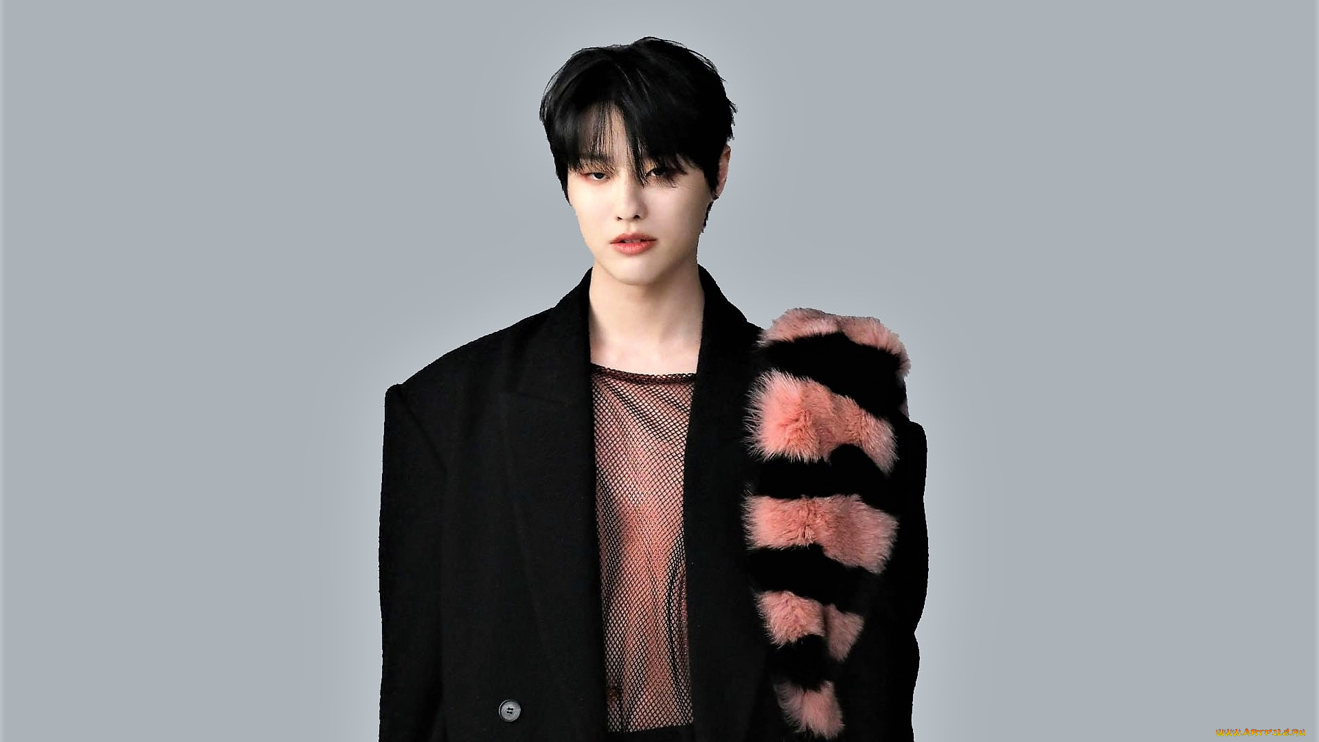 мужчины, cho, seunguoun, cho, seunguoun, пальто, шарф, сетка